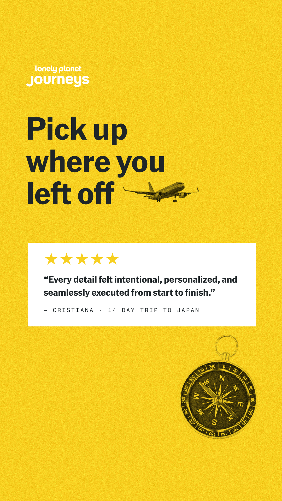 Lonely Planet Journeys Facebook ad: Want the local route?