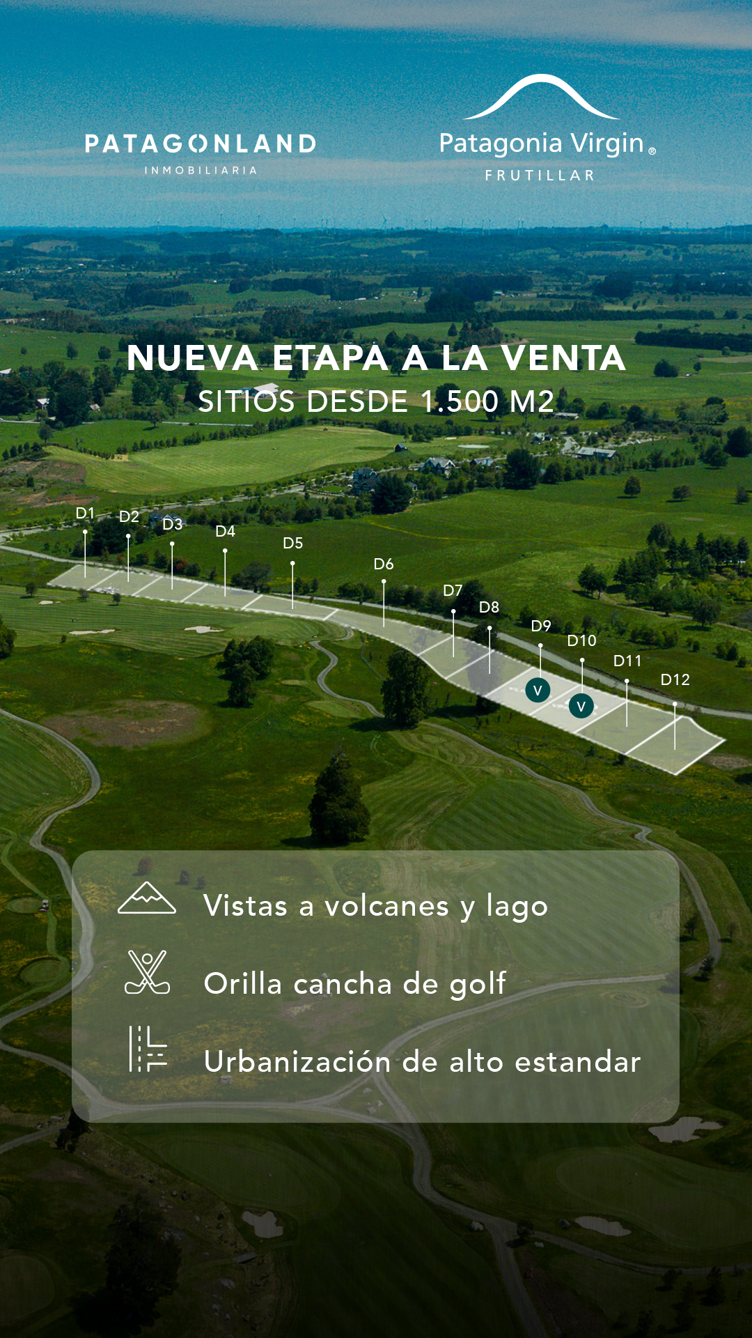 PatagonLand Inmobiliaria Facebook ad from Mar 5, 2026