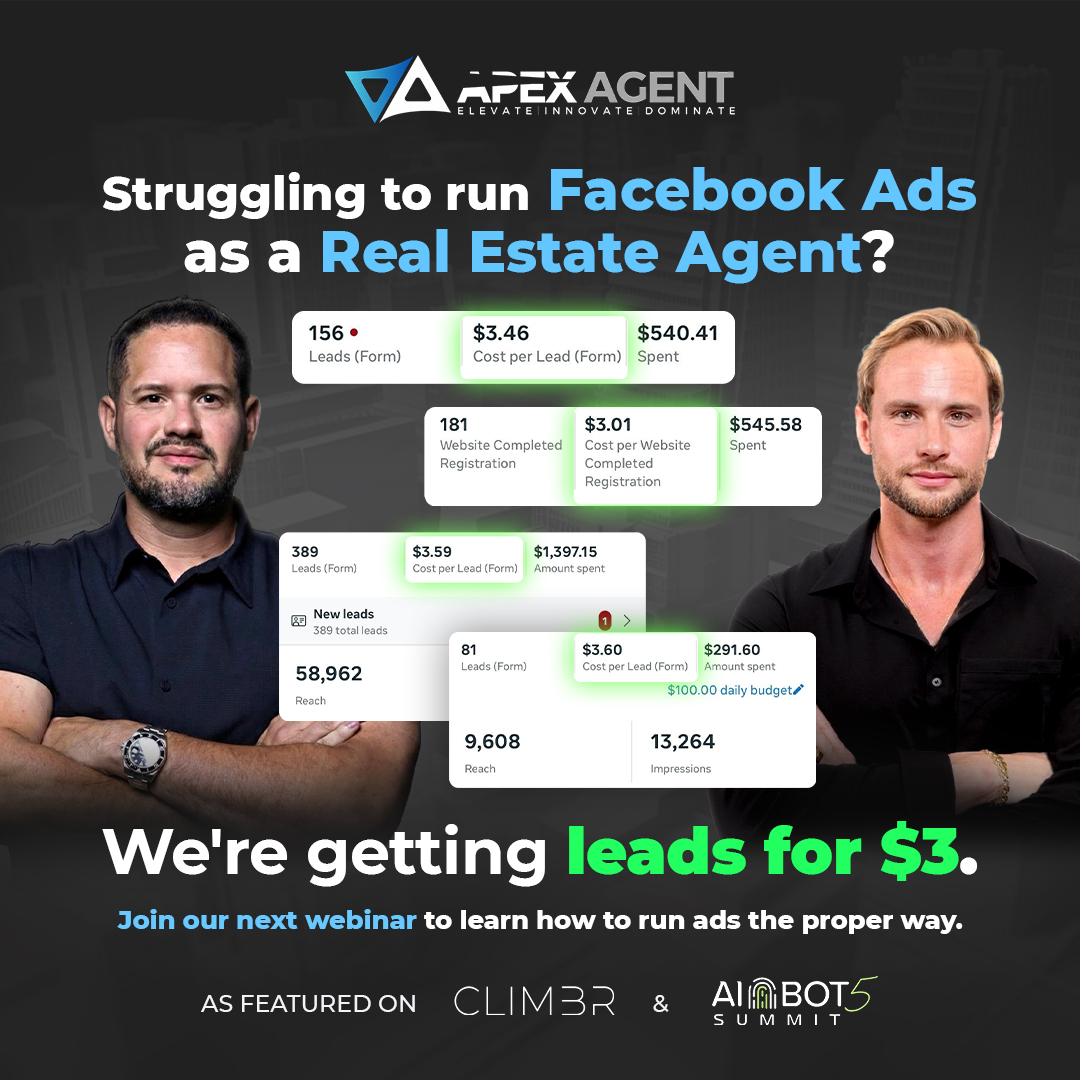 Jake Randolph Facebook ad: How Real Estate Agents Close 20+ Deals Without Cold Calling