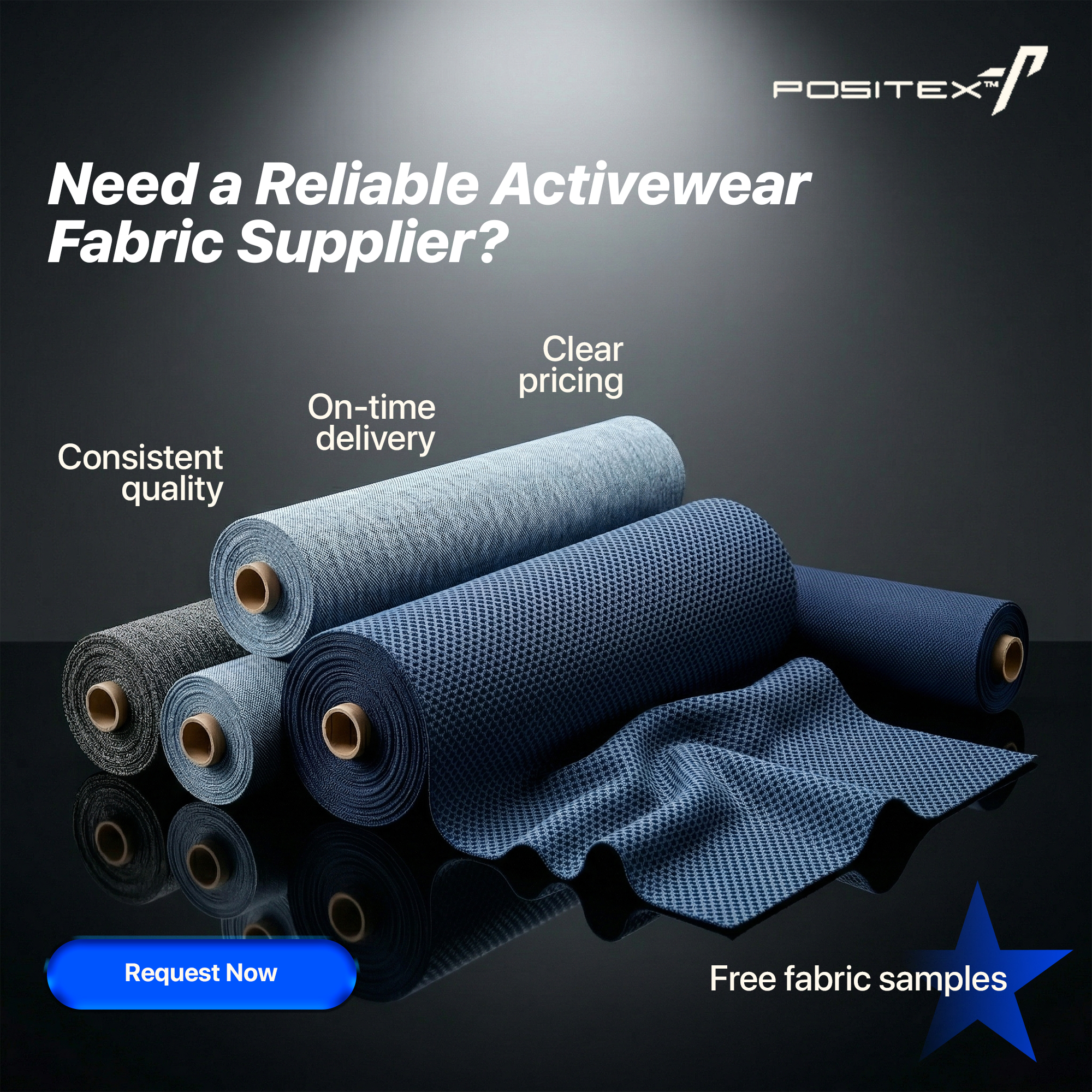 Positex- Sportswear Fabric Supplier Facebook ad