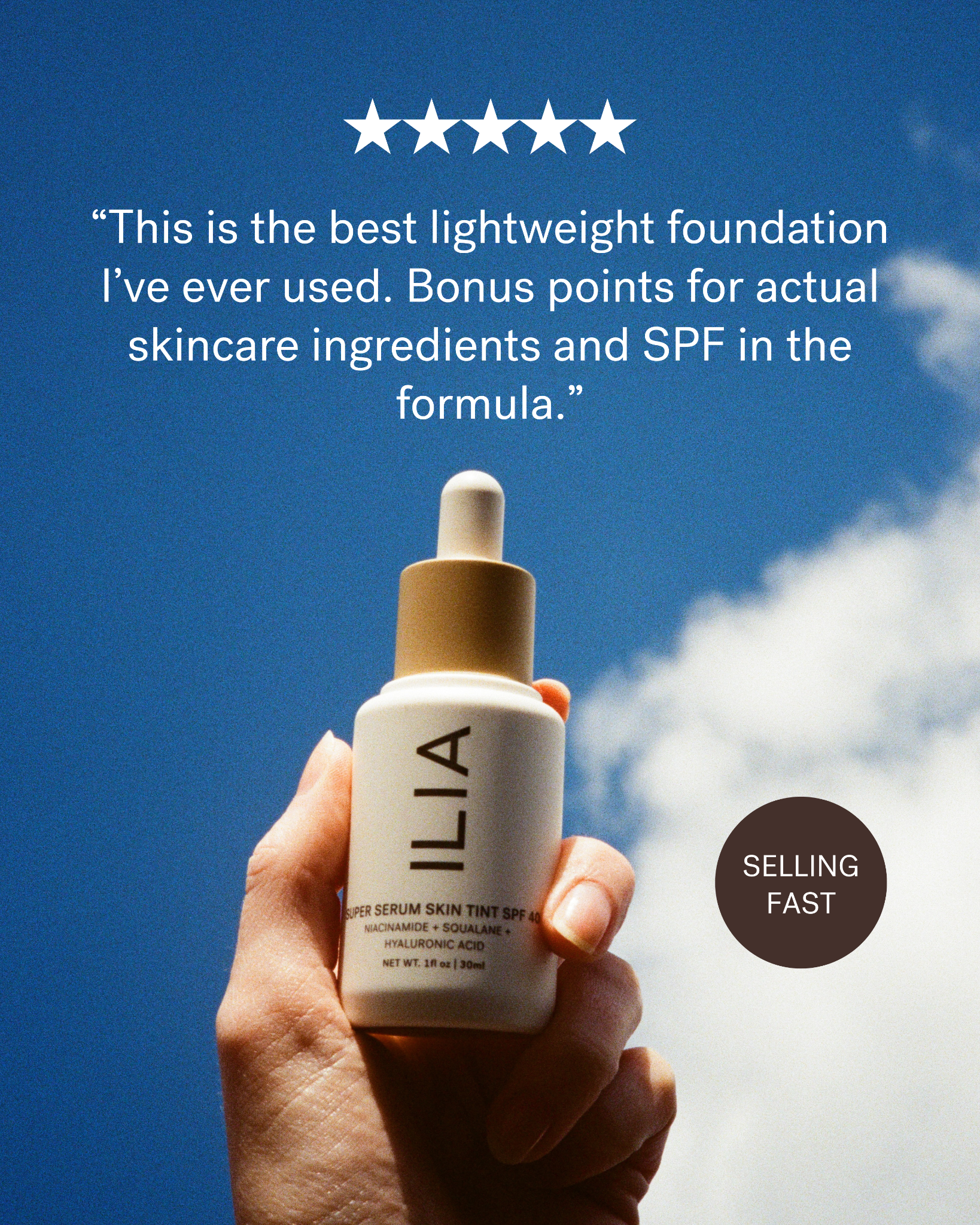 ILIA Beauty Facebook ad