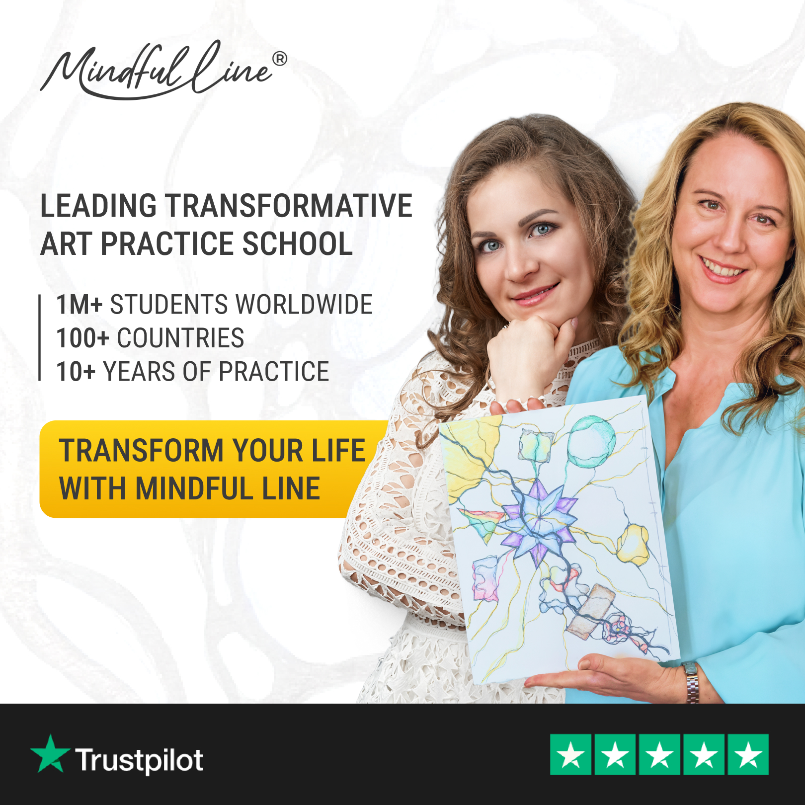 Mindful Line Facebook ad