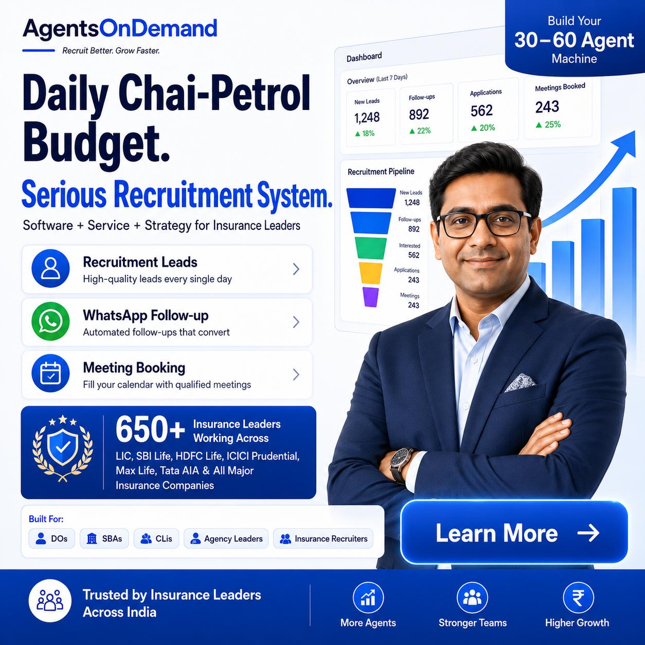 Agents On-Demand Facebook ad