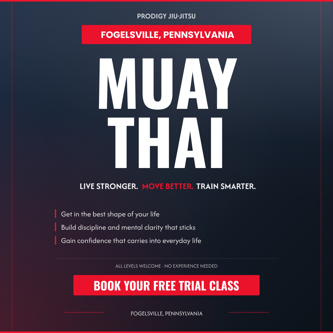 Prodigy Jiu-Jitsu Academy Facebook ad: Try a FREE Intro Class