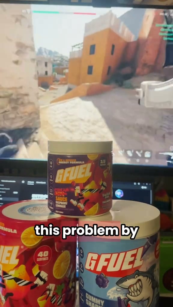 G FUEL Facebook ad: 40+ Flavors