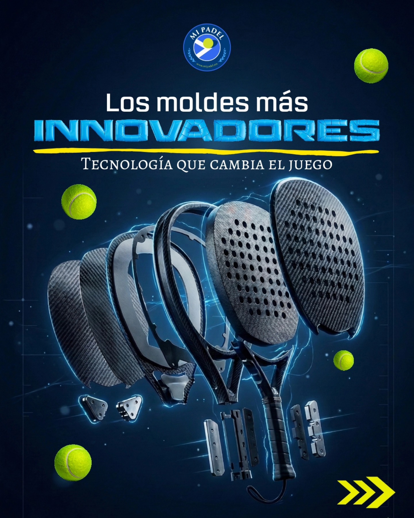 Mi Padel Facebook ad: No todas las palas evolucionan al mismo ritmo.