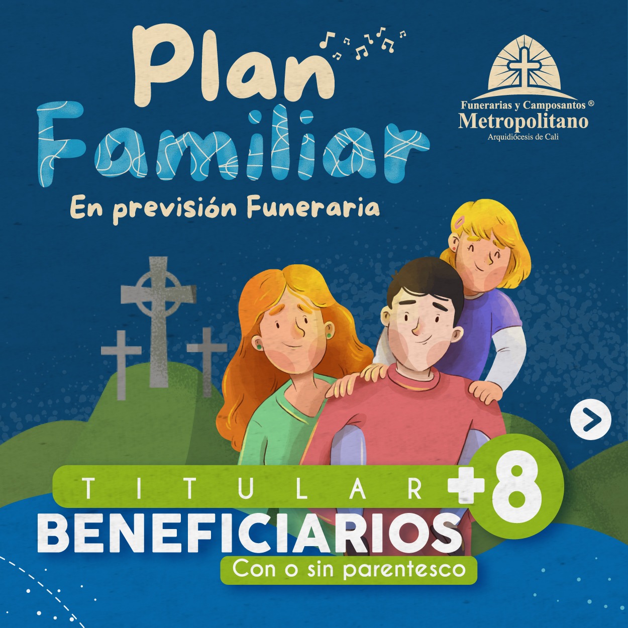 Funerarias y Camposantos Metropolitano Facebook ad: El mejor plan del sector funerario, pensando en…