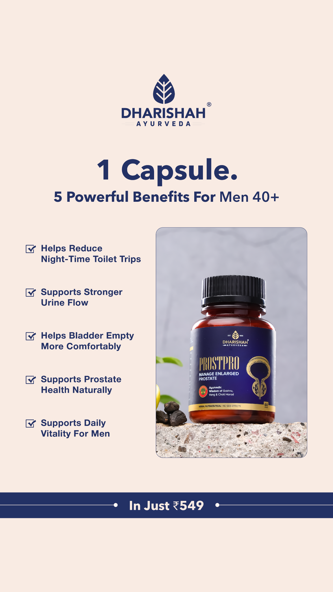 Dharishah Ayurveda Facebook ad