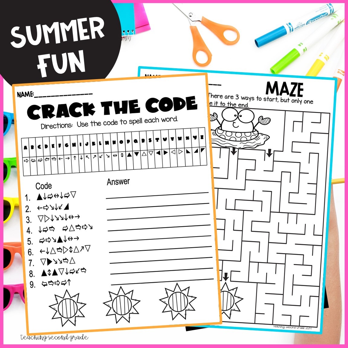 Teaching Second Grade Facebook ad