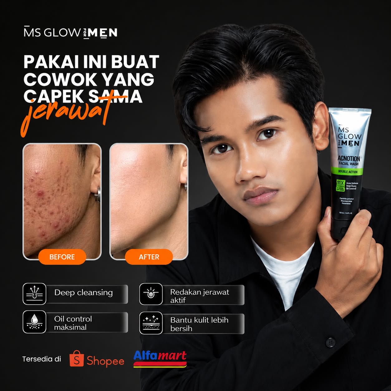 MS Glow For Men Facebook ad