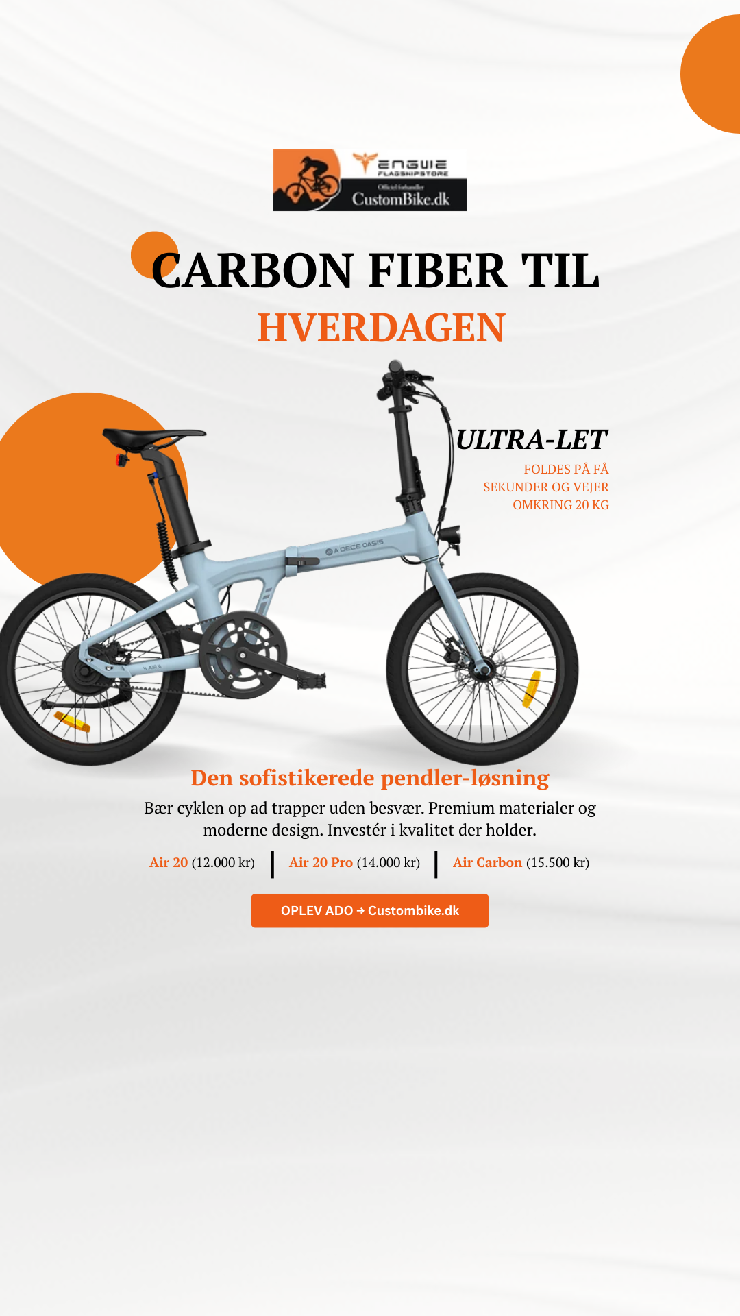 Custombike Facebook ad