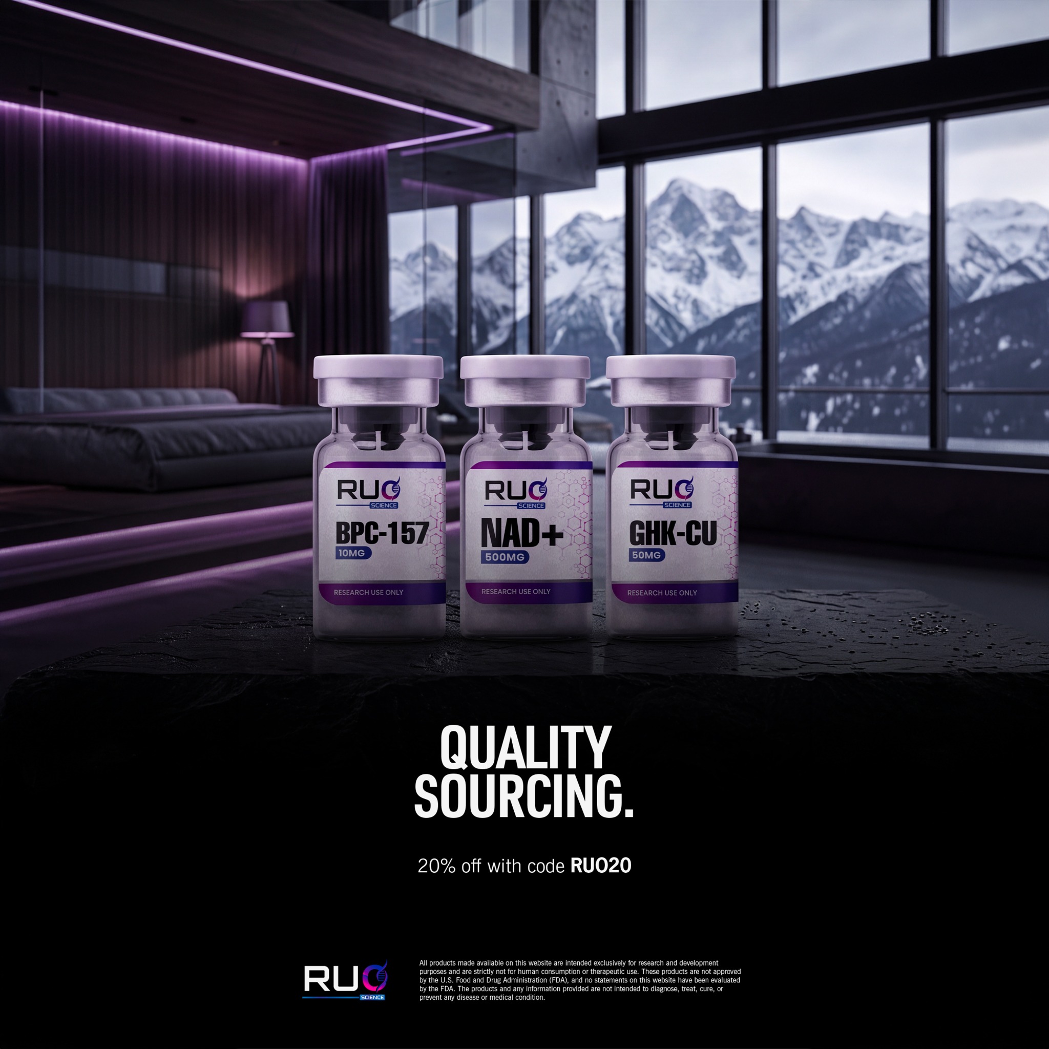 RUO science Facebook ad