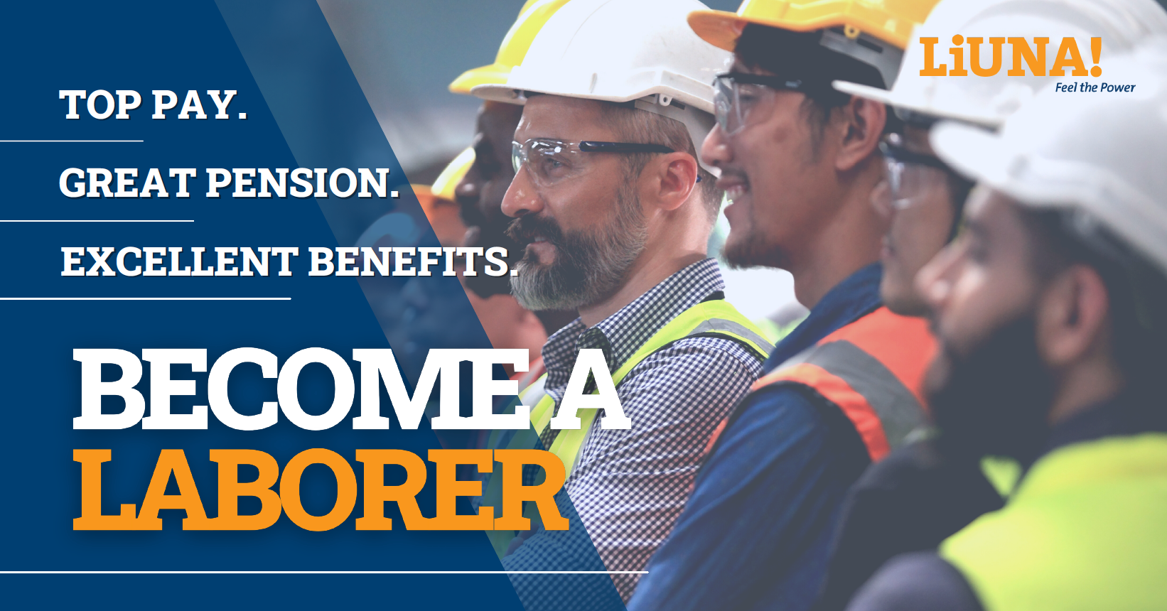 Pennsylvania Laborers' Training Center Facebook ad: FREE Training. GREAT Pay.