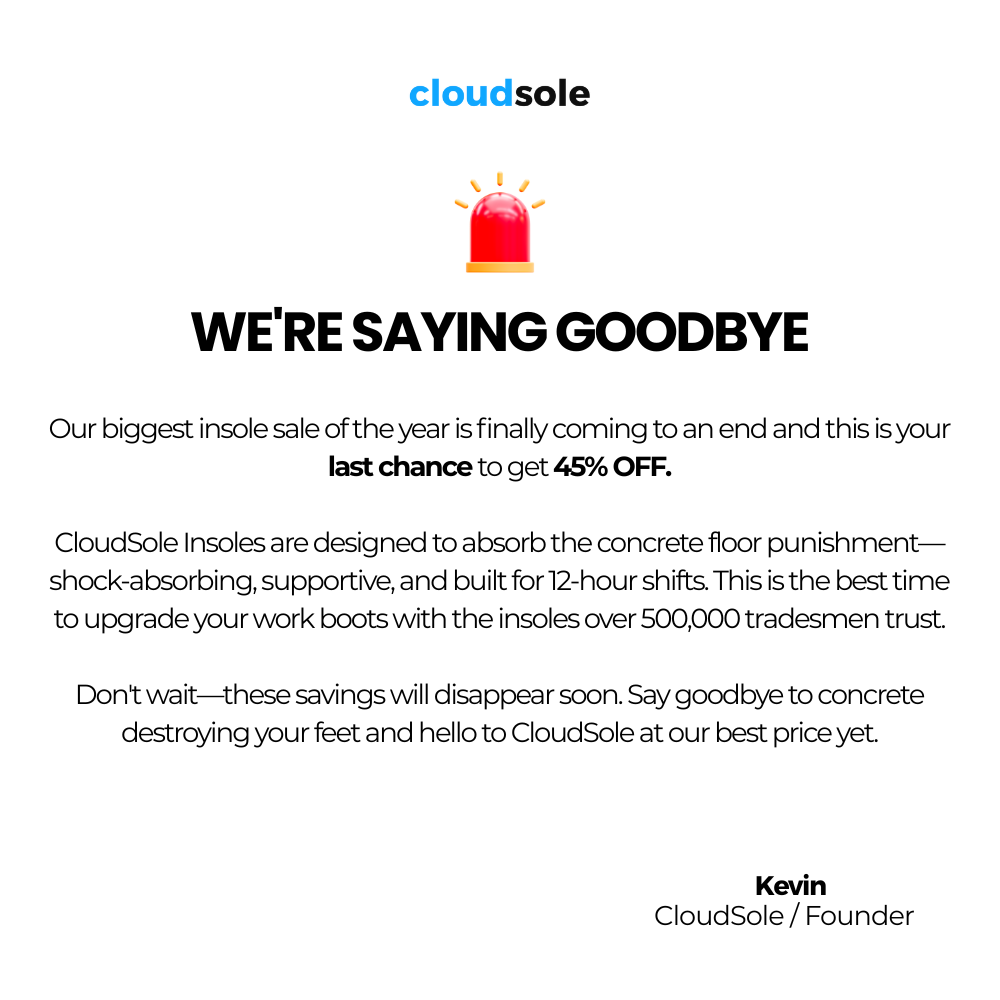 CloudSole Facebook ad