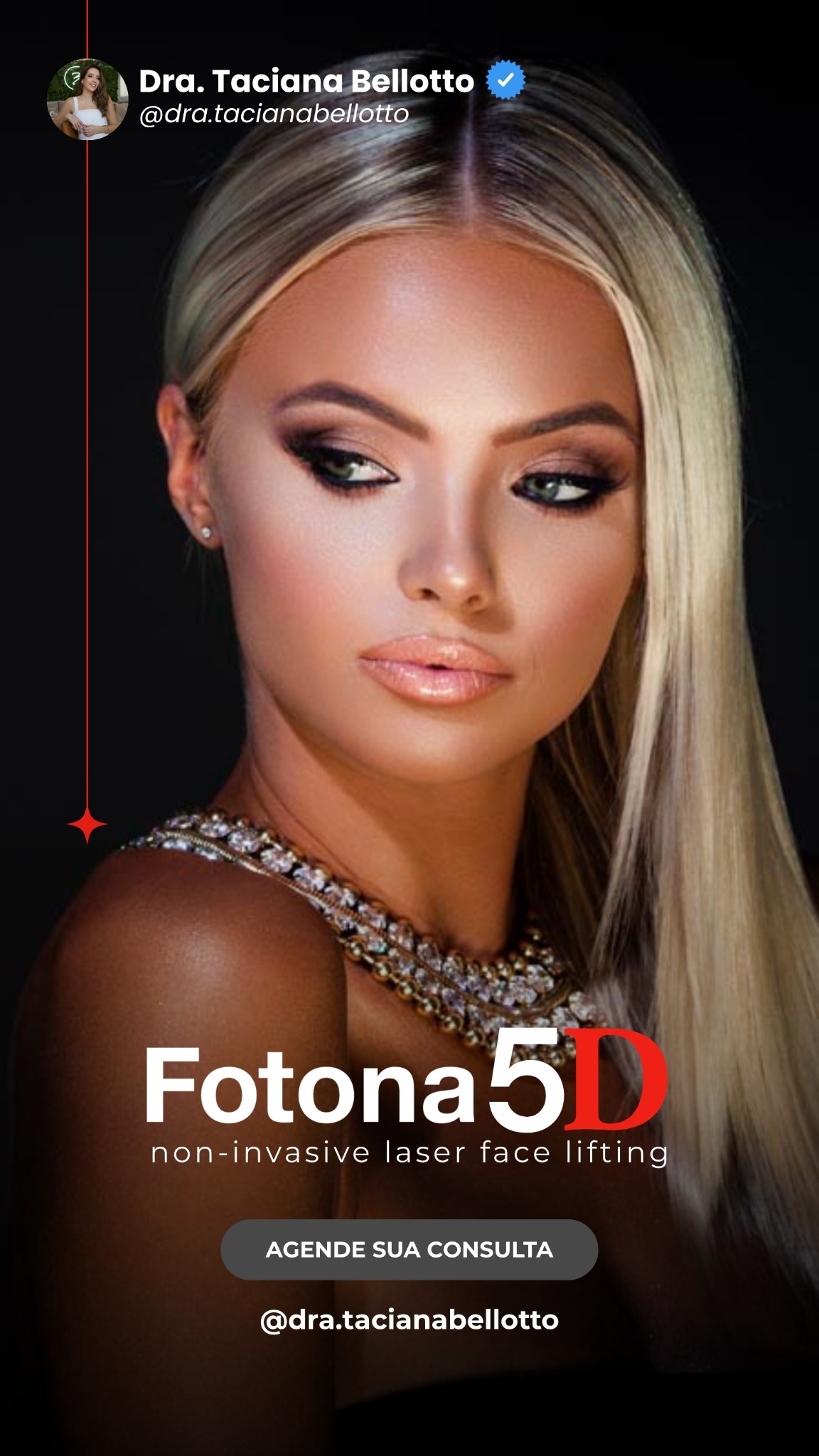 Dra. Taciana Bellotto - Dermatologia & Medicina Estética Facebook ad: O Fotona 5D é um dos tratamentos mais…