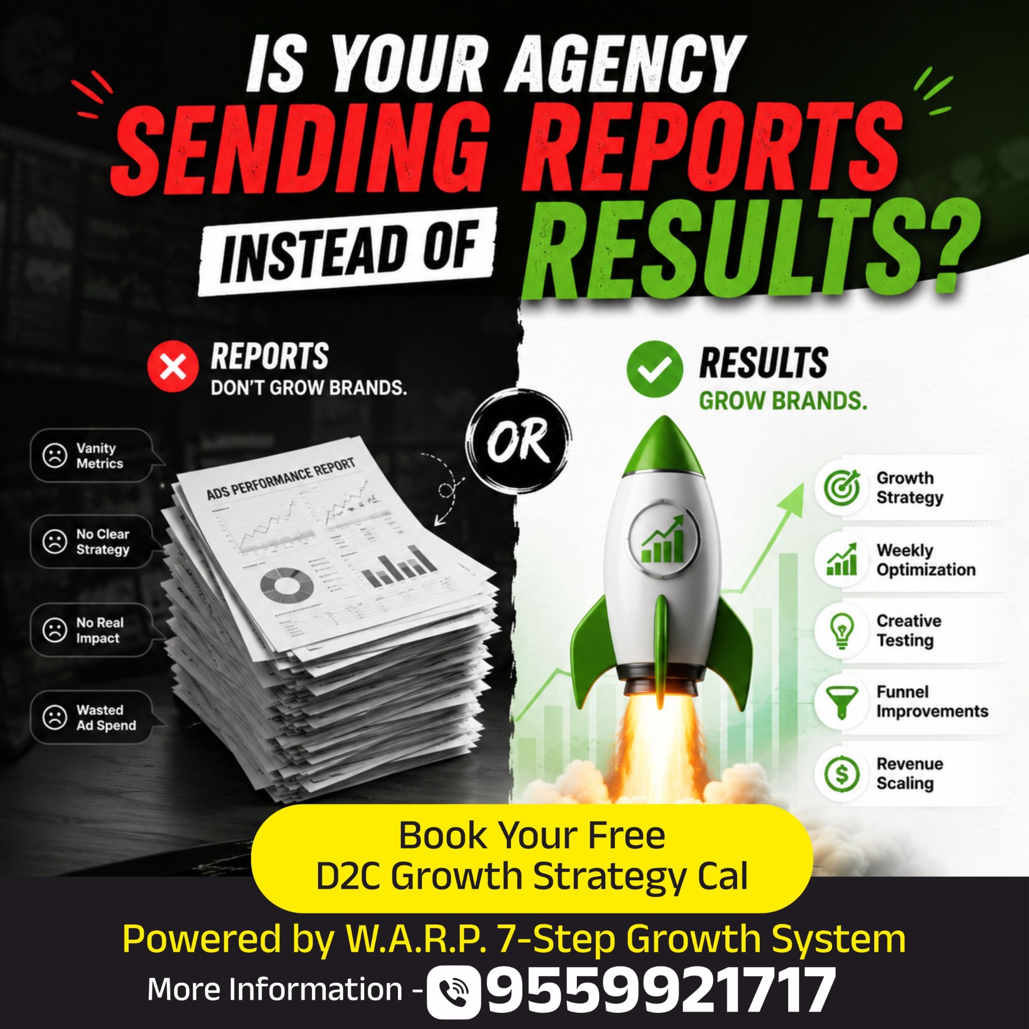 Kiran Lambhate Facebook ad: Ditch the Ad Banditry, Scale Profitably