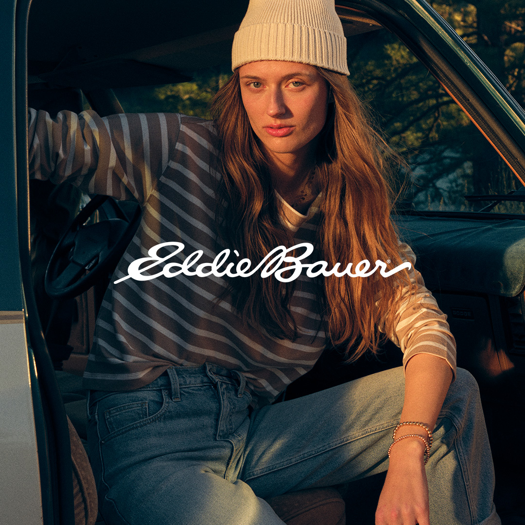 Eddie Bauer Facebook ad: Shop Women's Tops