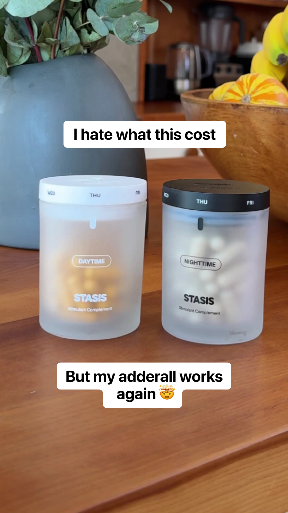 Stasis Facebook ad