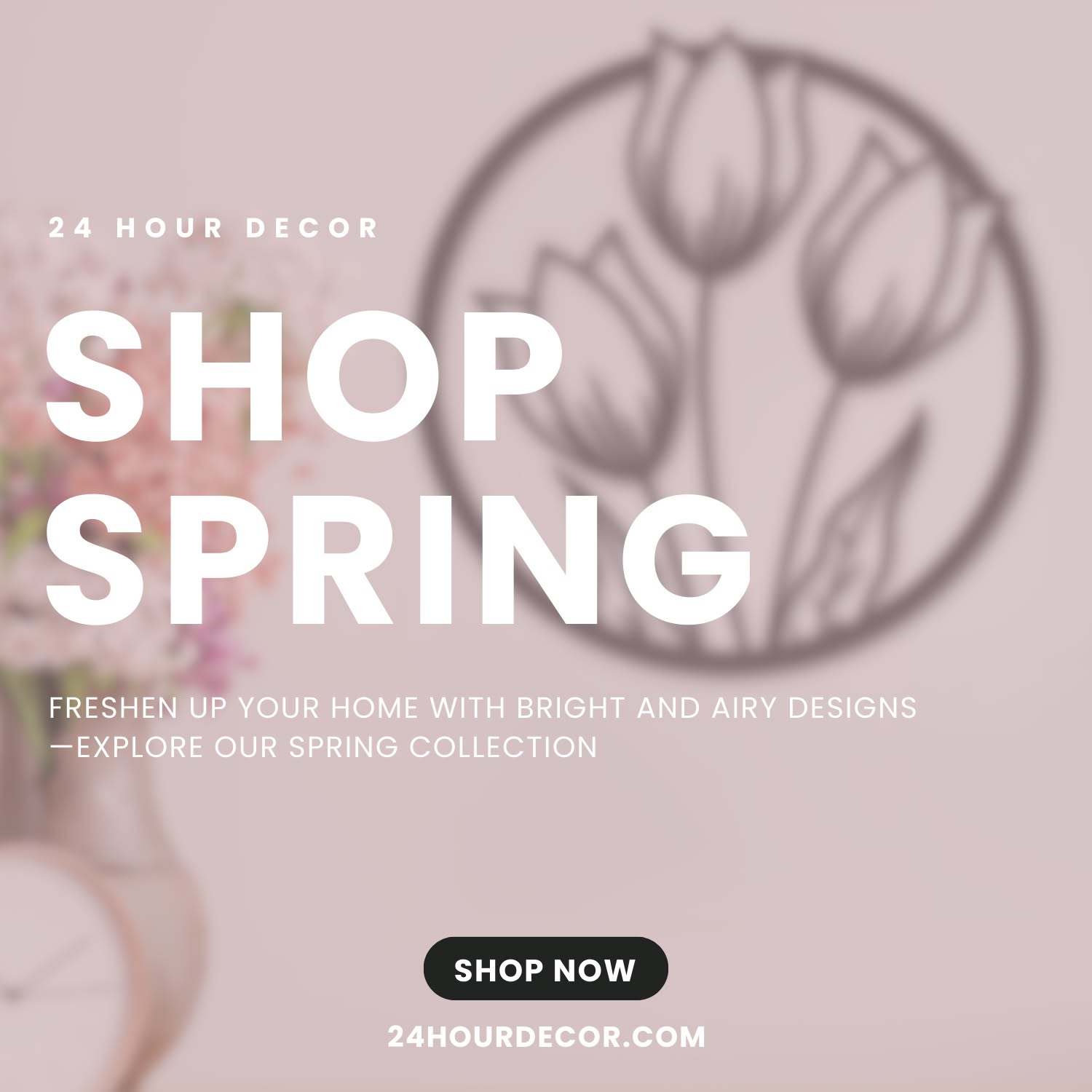 24 Hour Decor Facebook ad