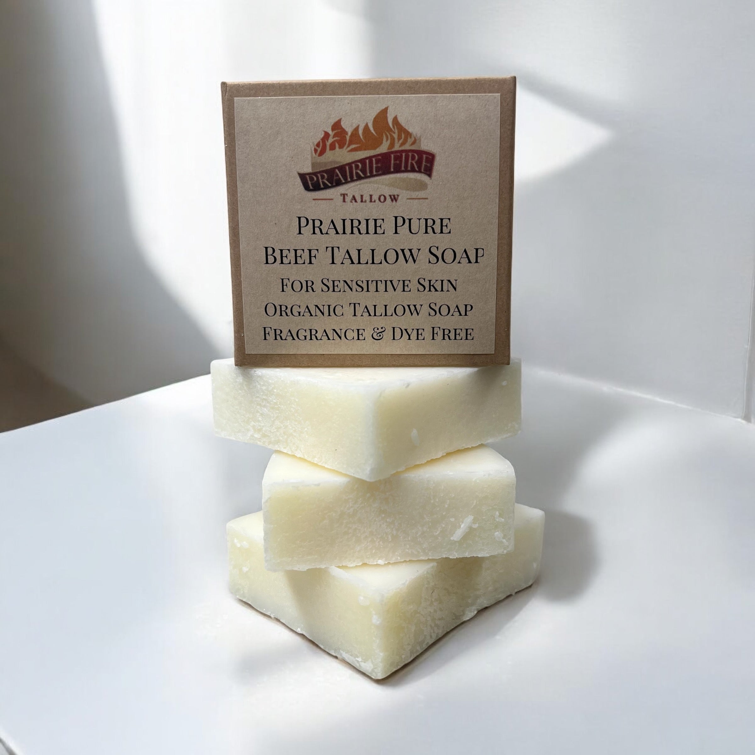 Prairie Fire Tallow, Candles, & Lavender Facebook ad: Grass Fed Beef Tallow Soap Bar (3 Pack), Fragrance Free…