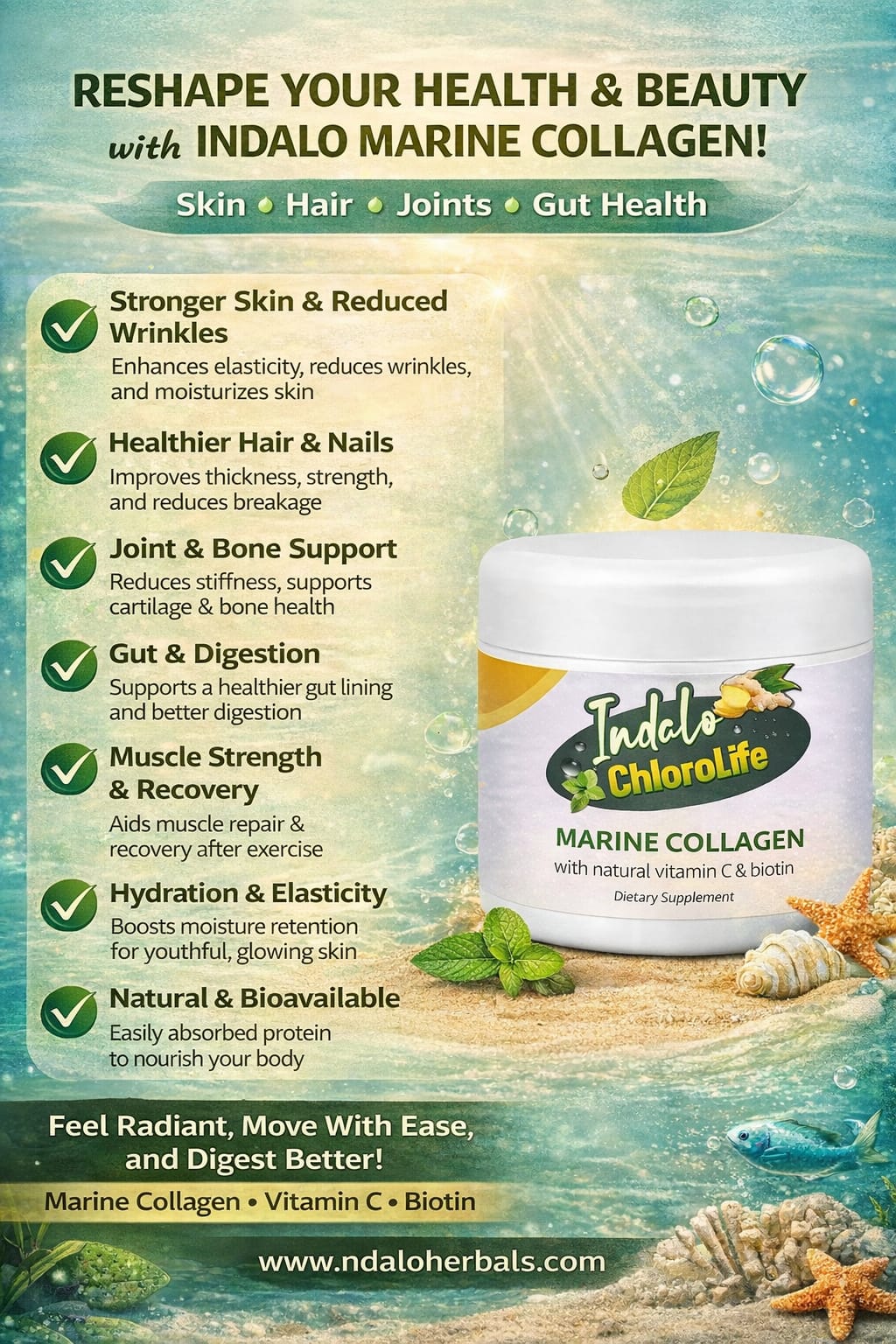 Patience Beauty and health products Facebook ad