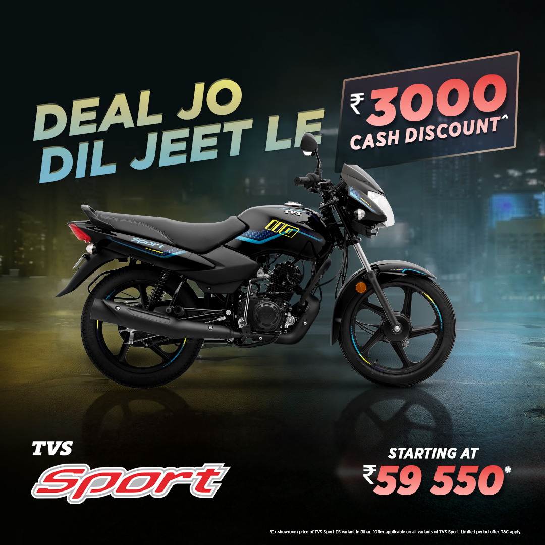 TVS Sport Facebook ad from Mar 19, 2026