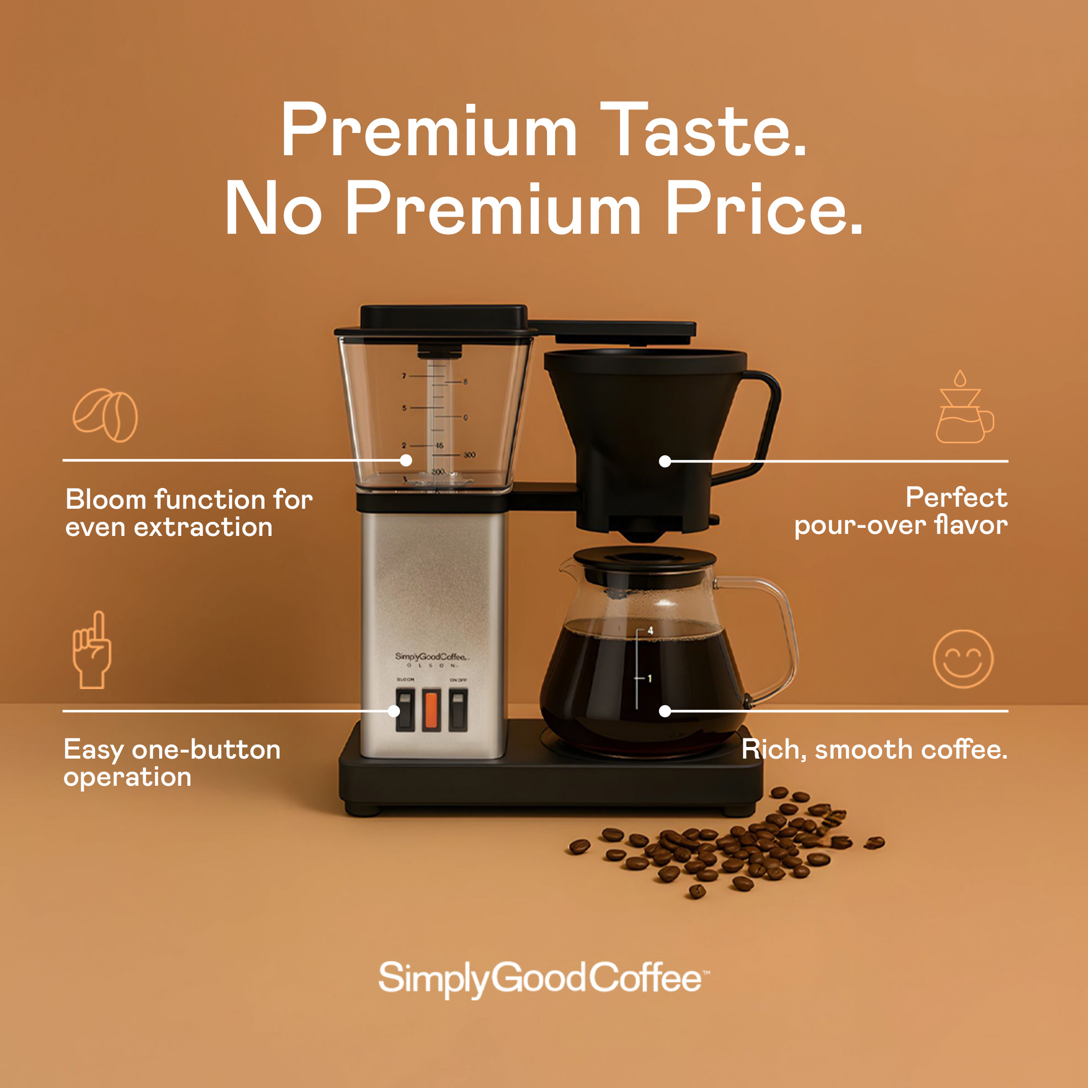 Simply Good Coffee Facebook ad