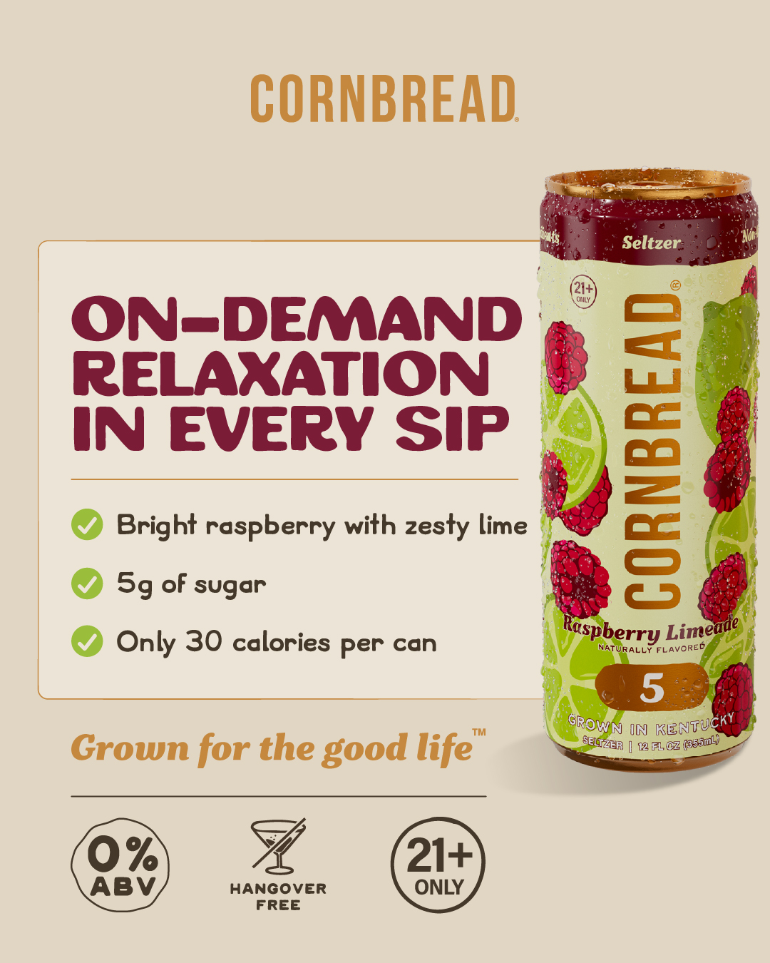 Drink Cornbread Facebook ad