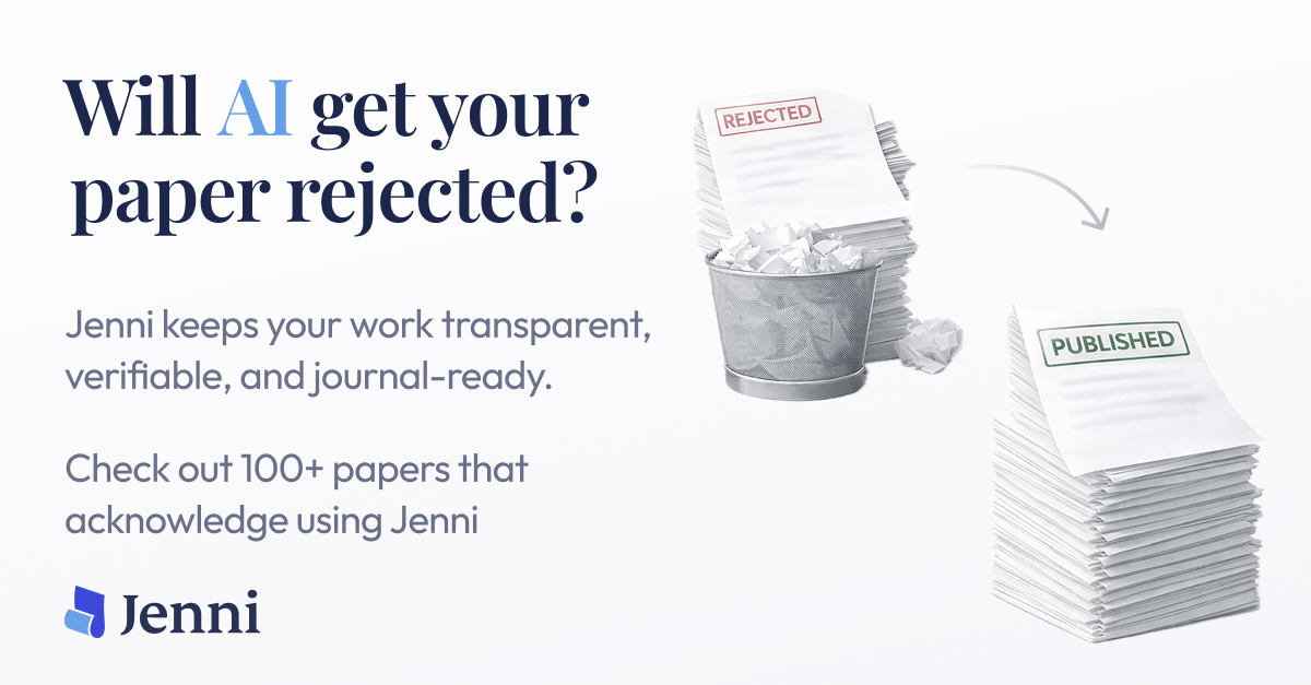 Jenni AI Facebook ad