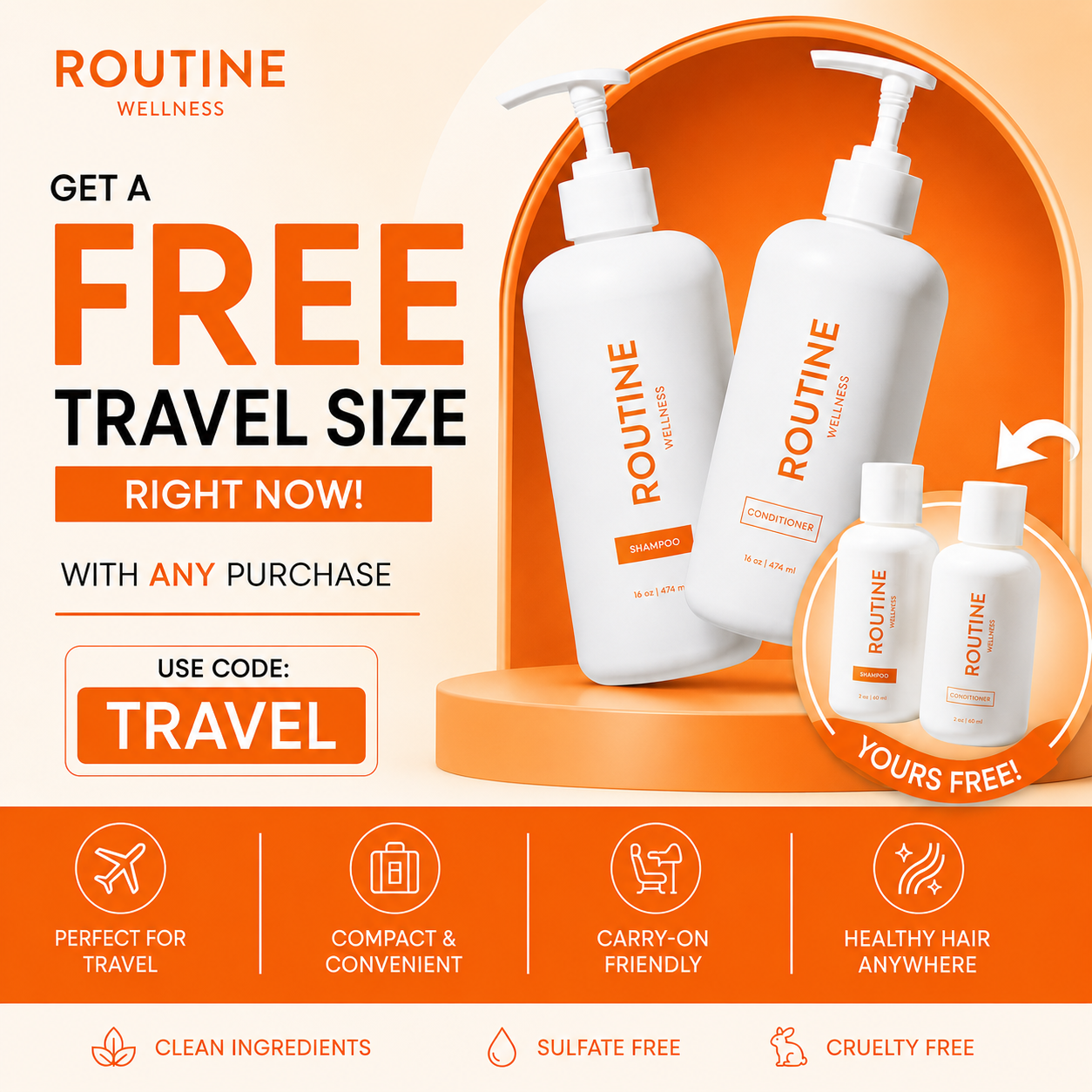 Routine Wellness Facebook ad