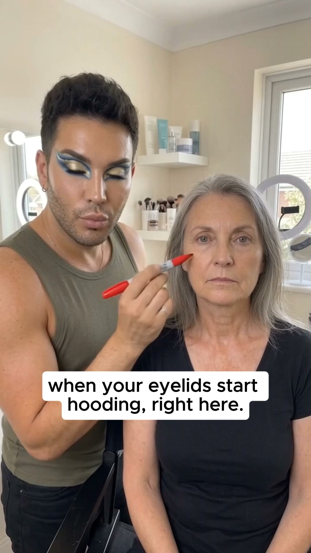 Healing Naturally Facebook ad: Fastest, proven way to lift hooded eyes