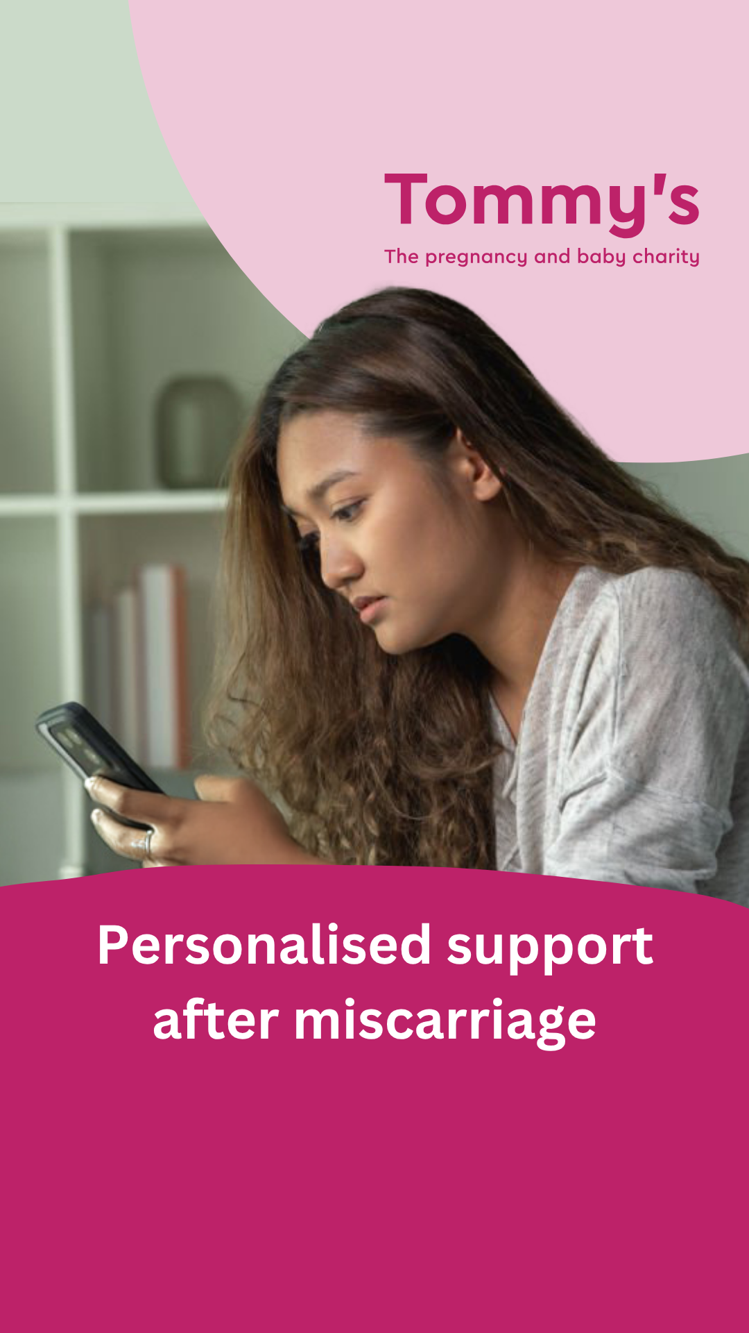 Tommy's Facebook ad
