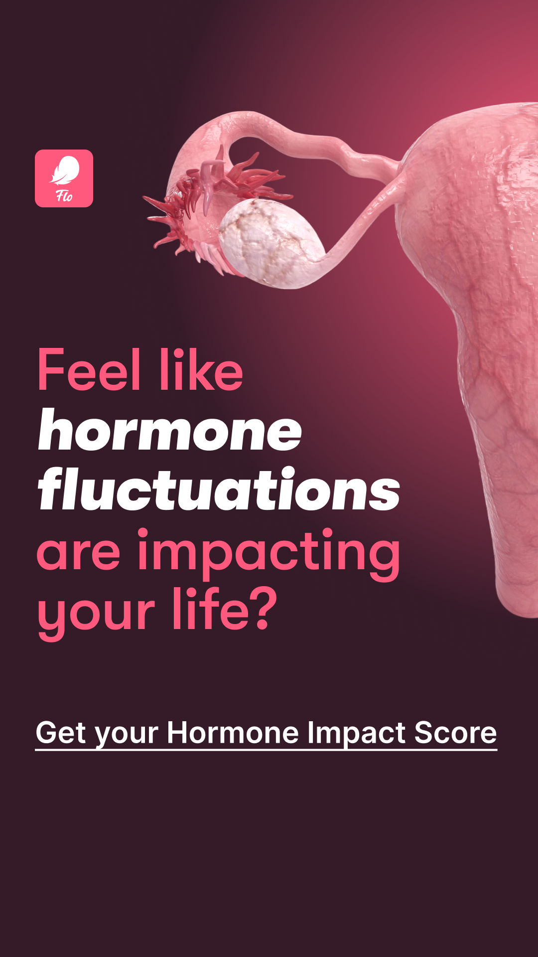 Flo Period Tracker App Facebook ad