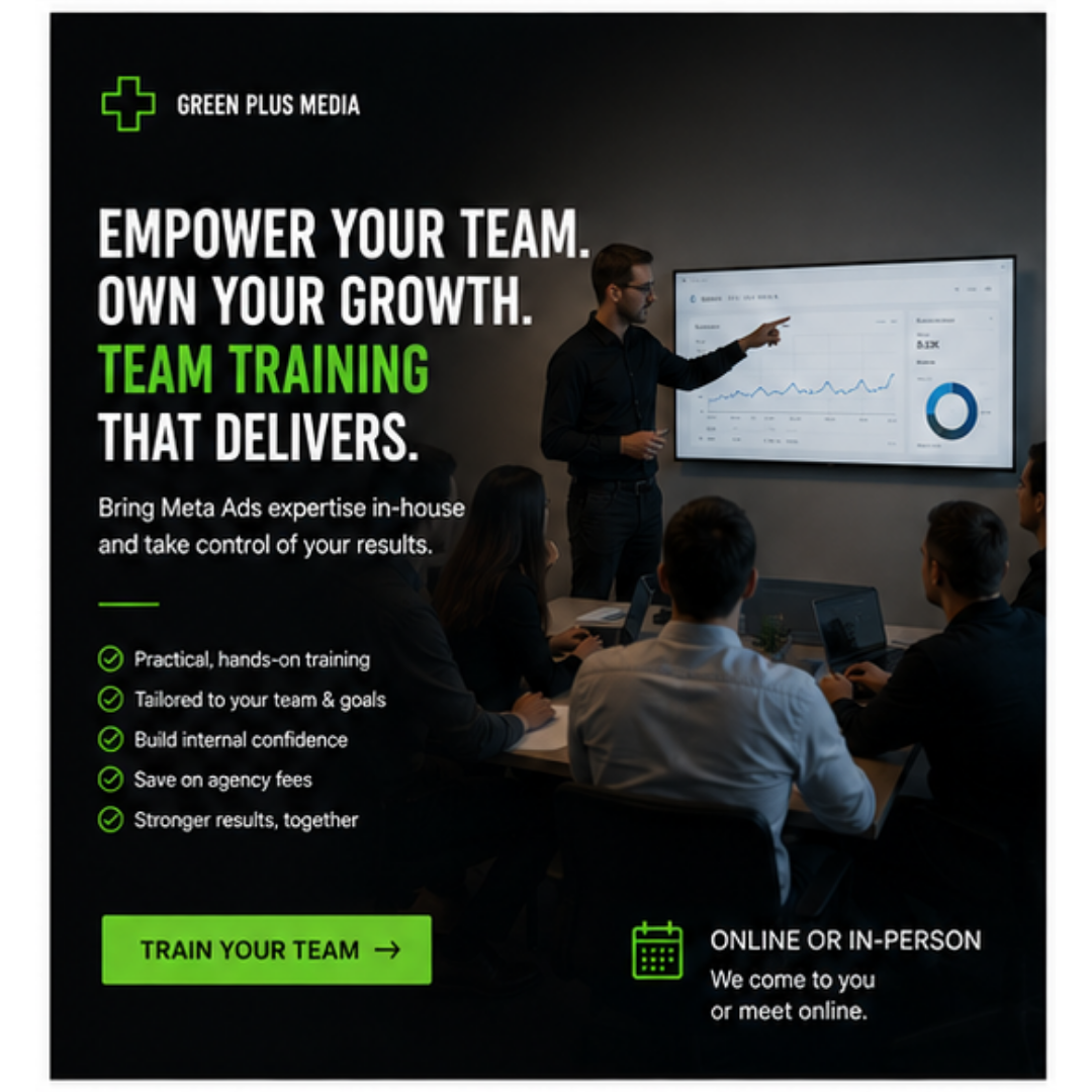 Green Plus Media Facebook ad