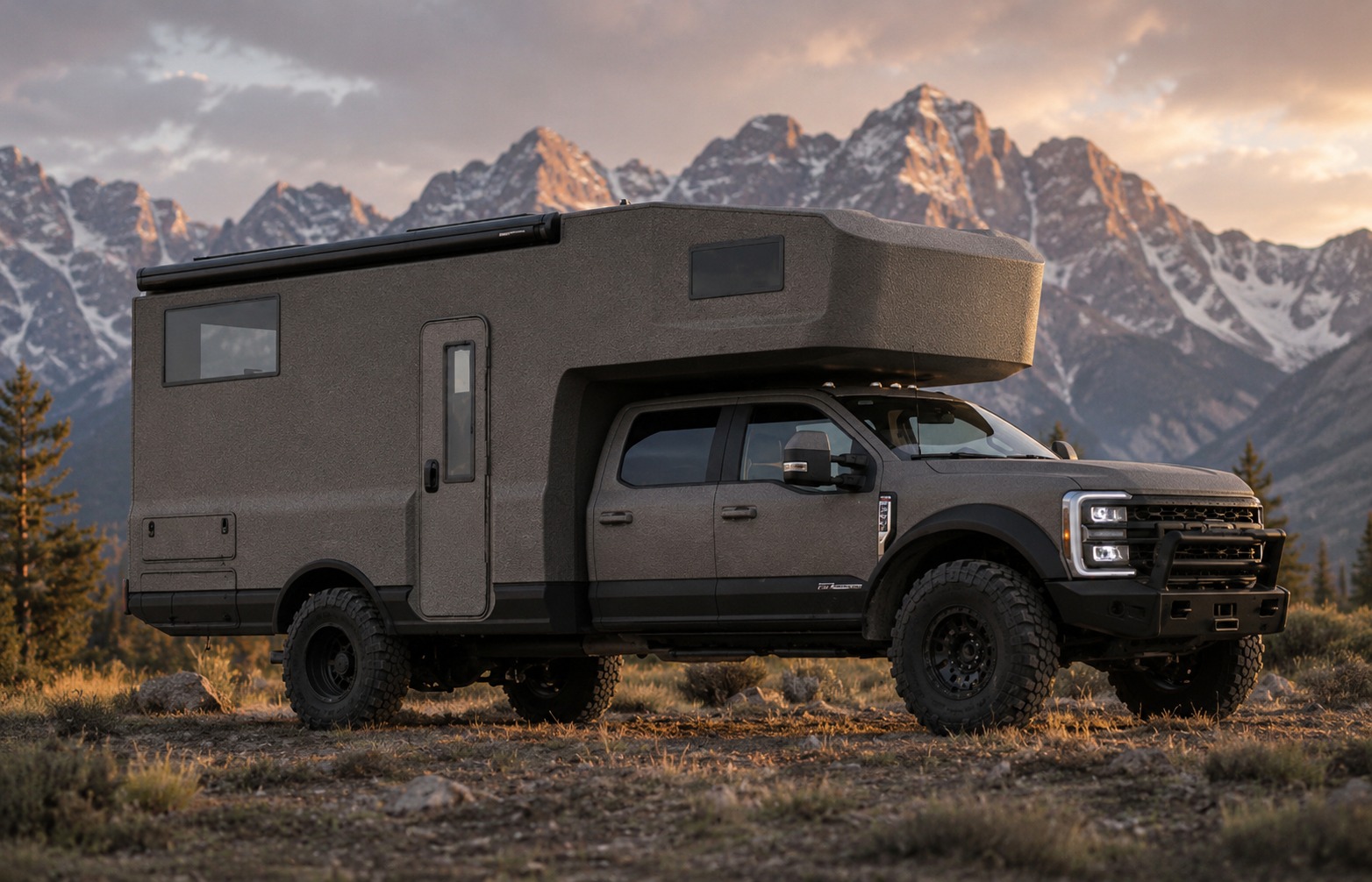 Dylan Escourse Facebook ad: 2027 Ford F550 Expedition Camper