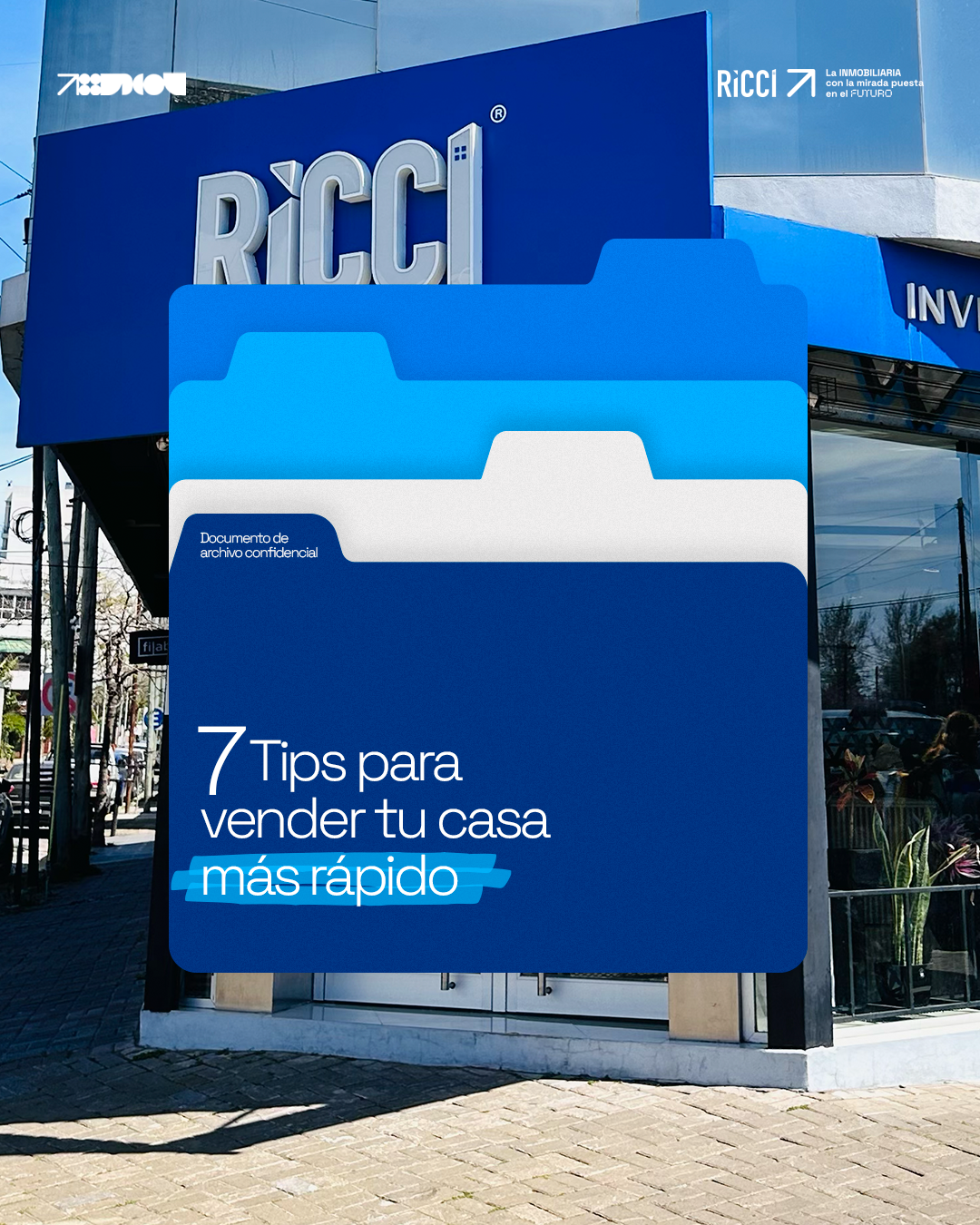 Ricci La Inmobiliaria Facebook ad: Vender tu casa no tiene por qué ser…