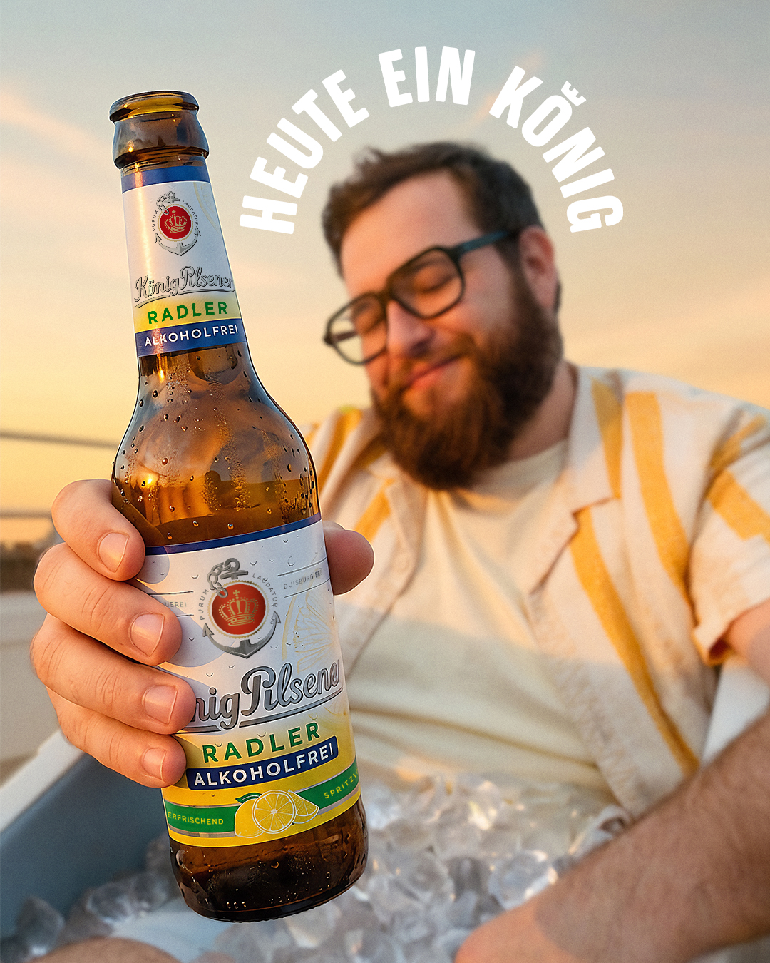 König Pilsener Facebook ad: König Pilsener Radler Alkoholfrei