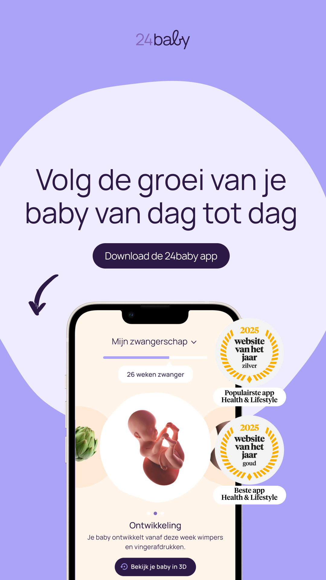 24Baby Facebook ad: 24baby.nl, Pregnant & Baby