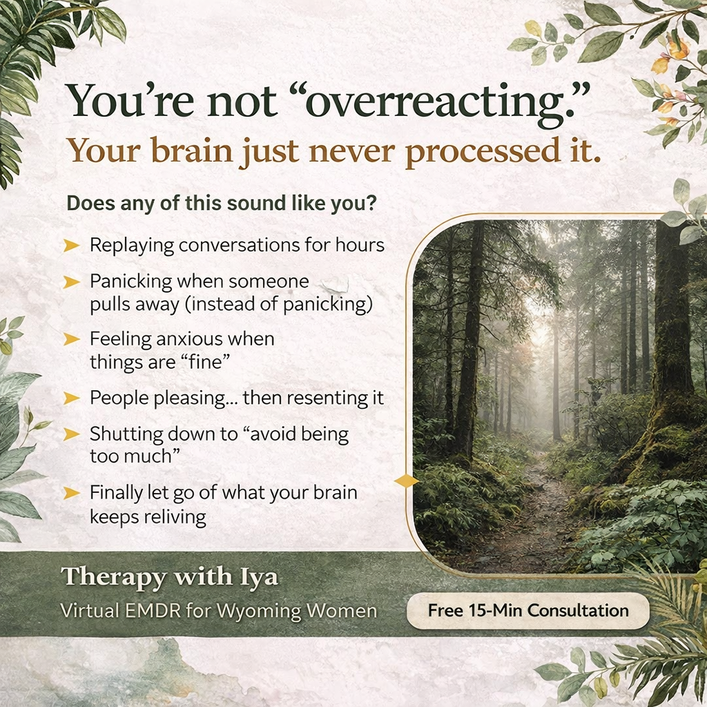 Therapy With Iya Facebook ad from Mar 25, 2026