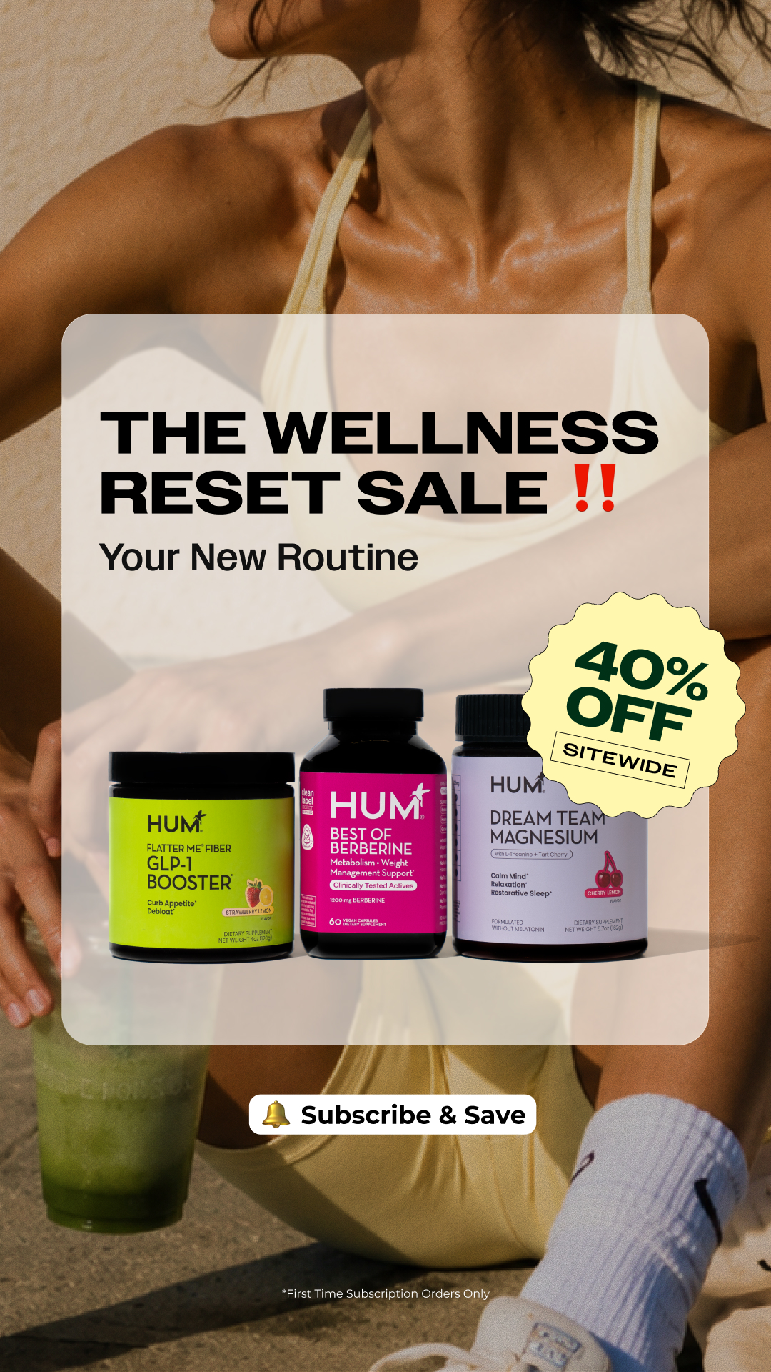 HUM Nutrition Facebook ad
