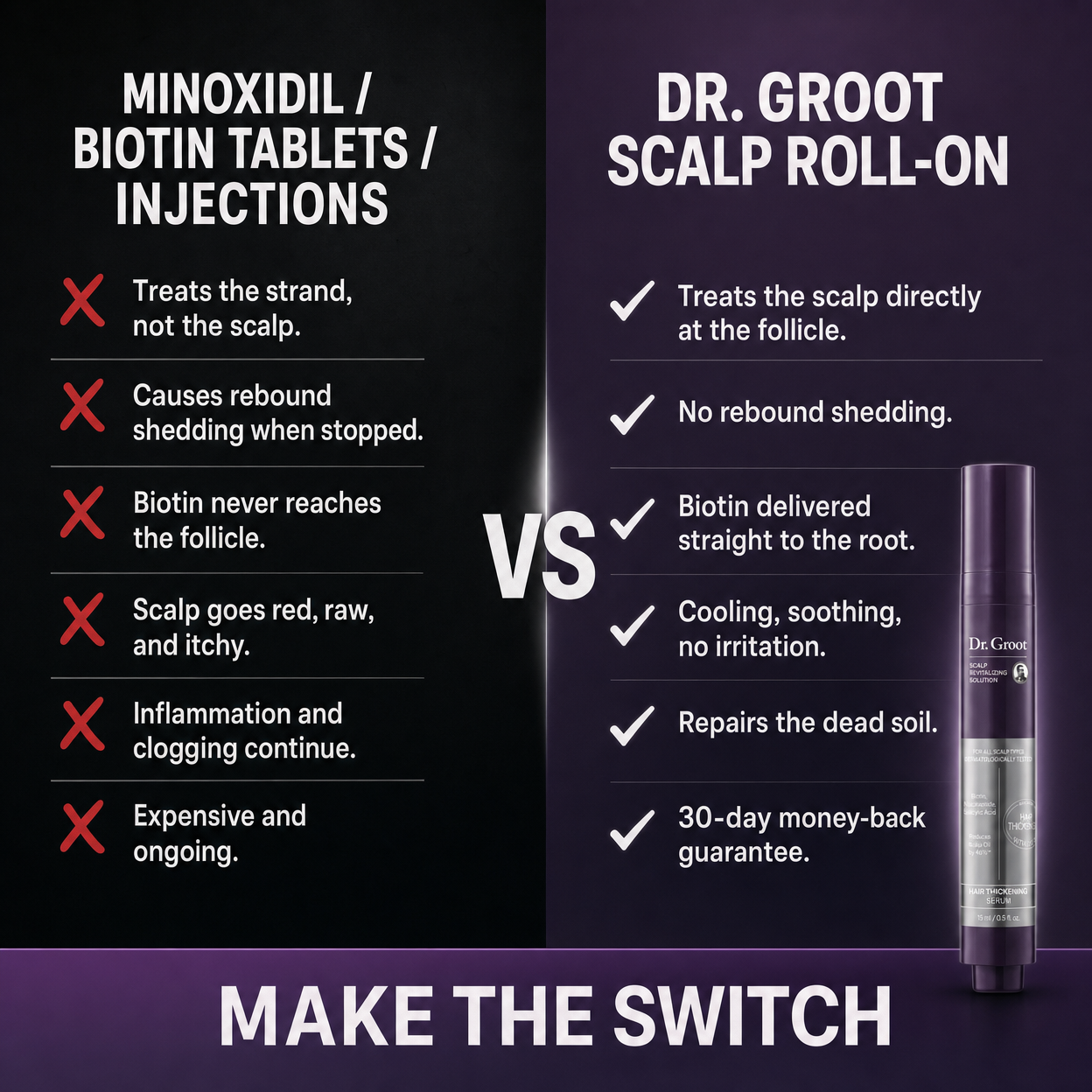 Hair Solutions Facebook ad