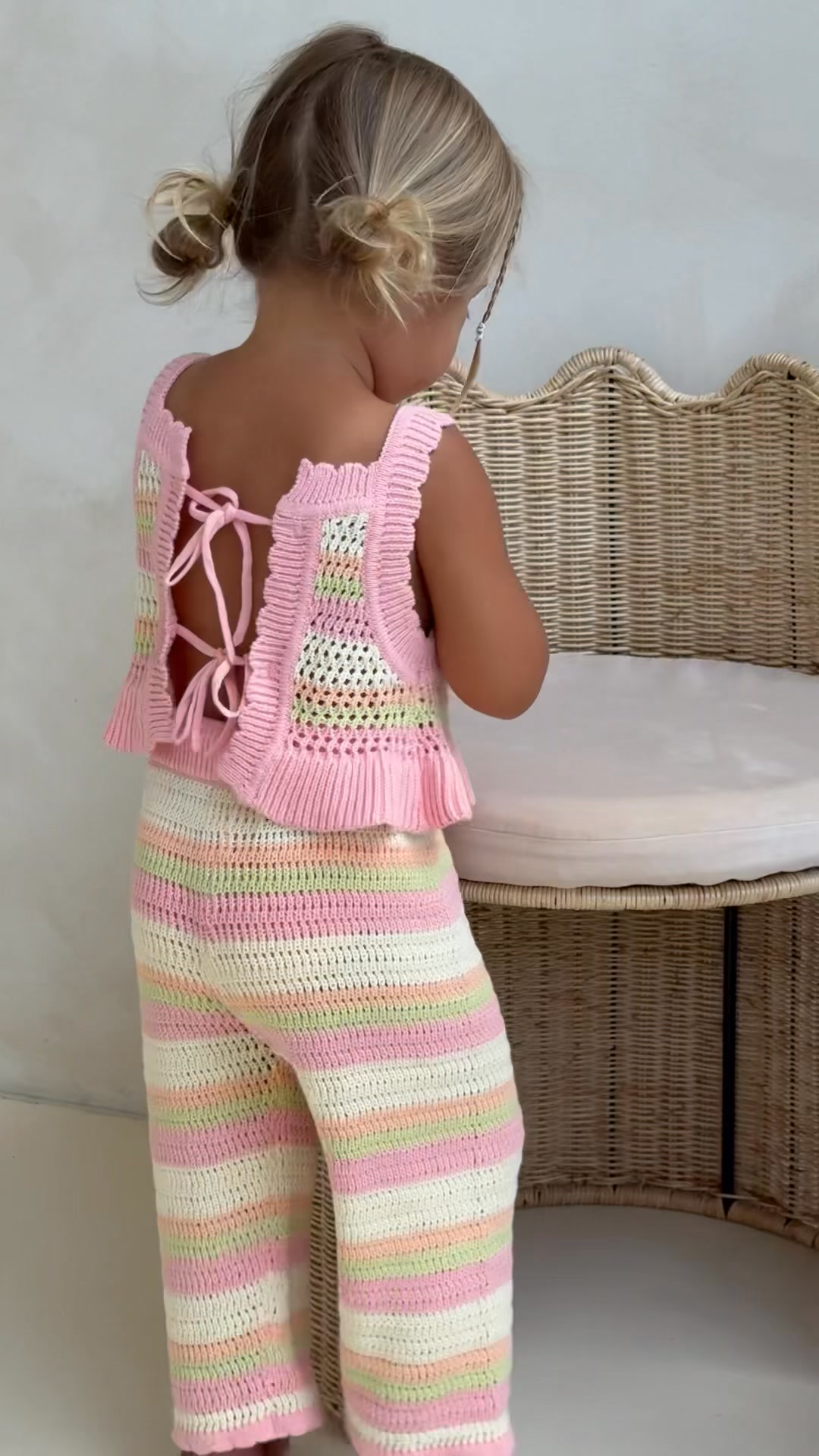 Noni the label Facebook ad: AVA CROCHET TOP - SORBET