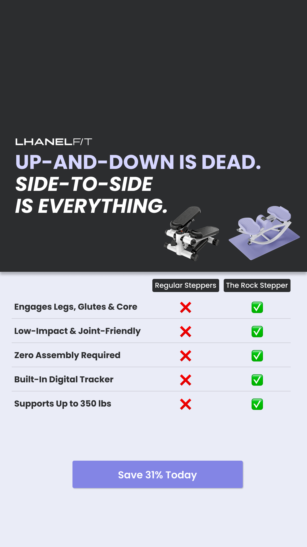 LhanelFit Facebook ad