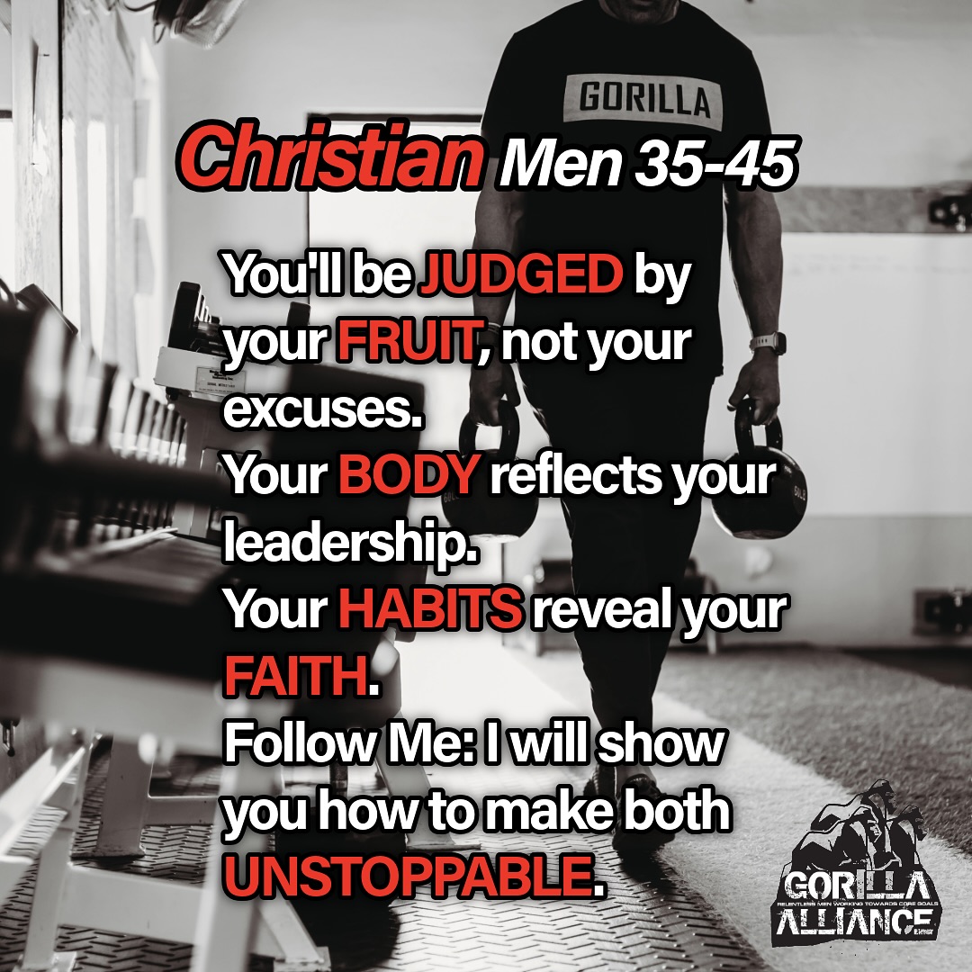 The Gorilla Alliance Facebook ad: Christian Men