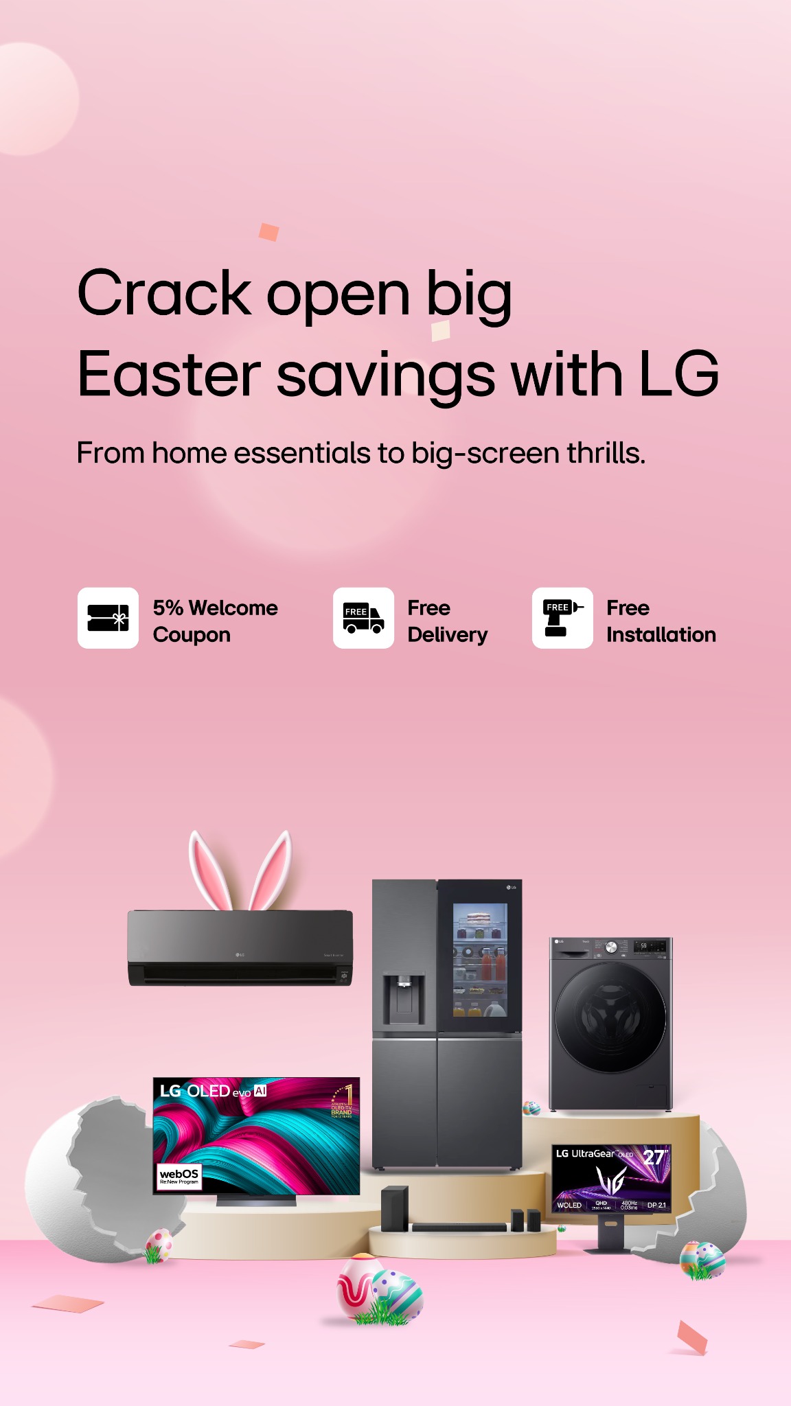 LG Global Facebook ad from Mar 2, 2026