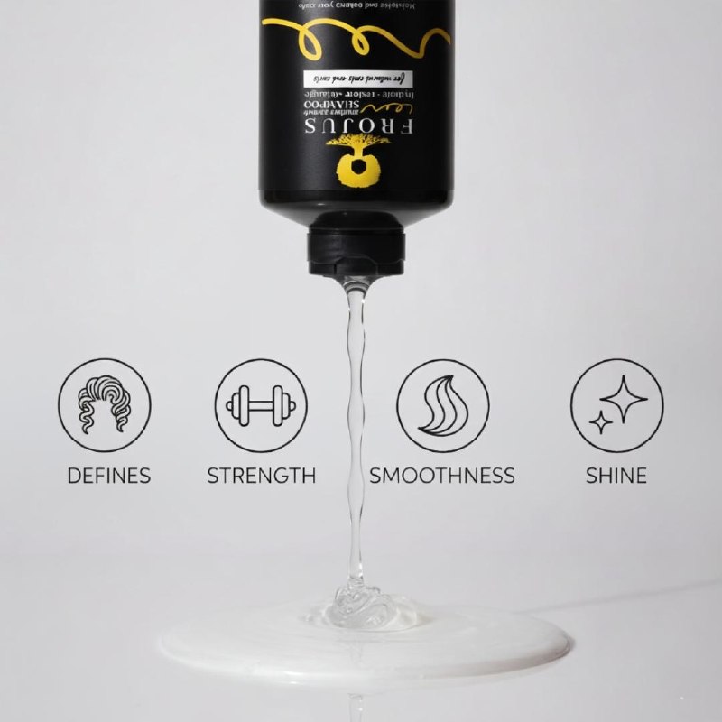 Frojus - Curly Hair Products Facebook ad: Your best curls start here.