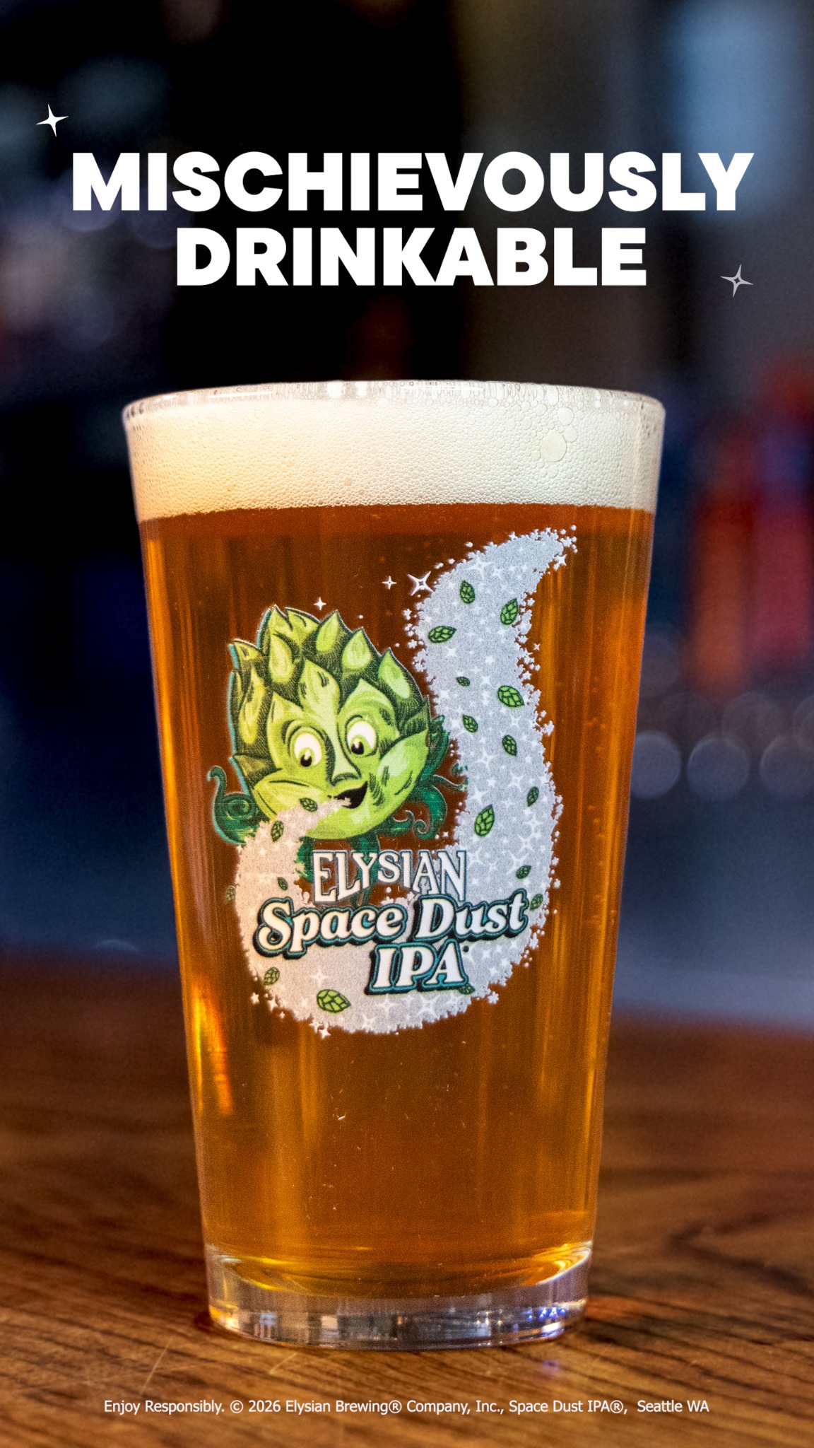 Elysian Brewing Facebook ad from Apr 13, 2026