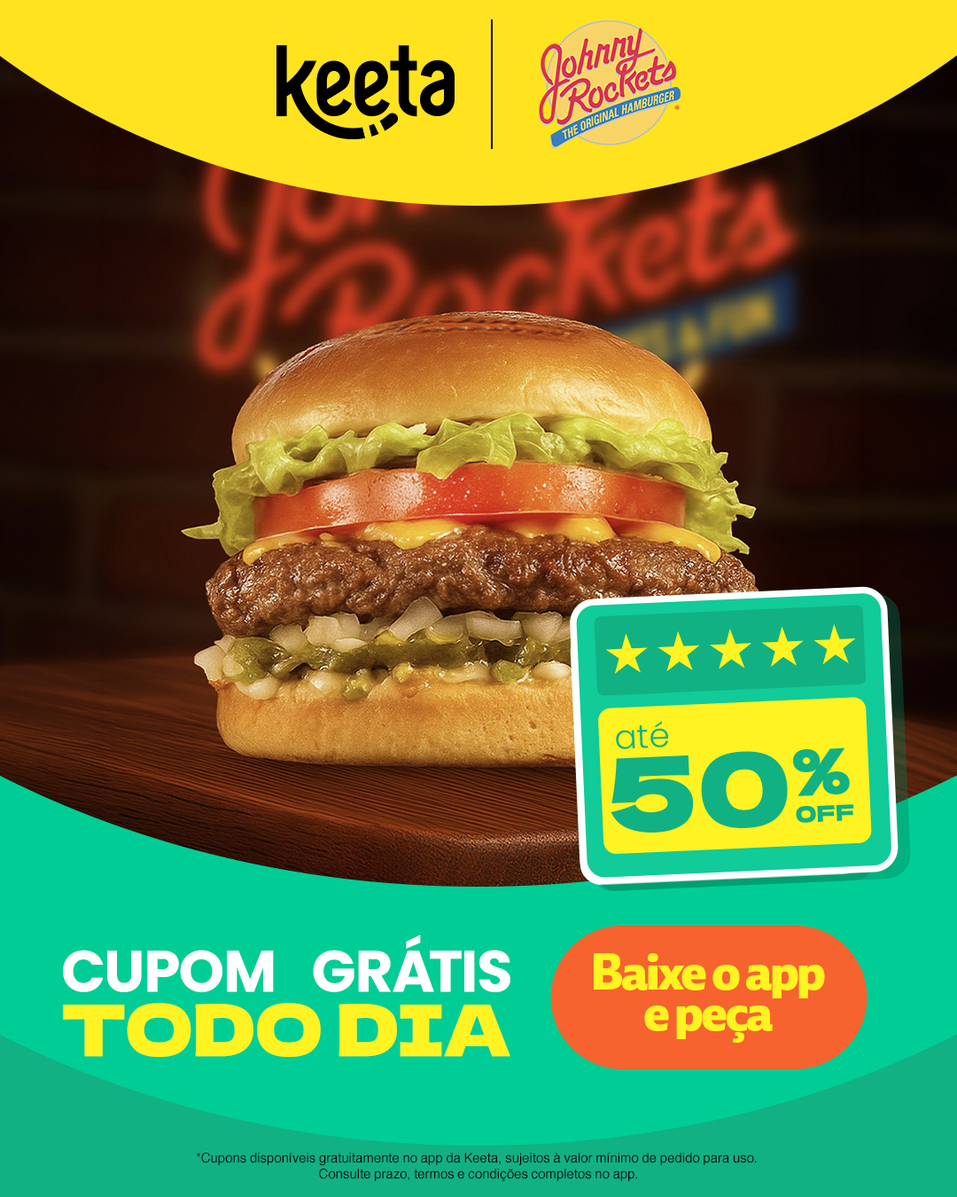 Keeta Brasil Facebook ad