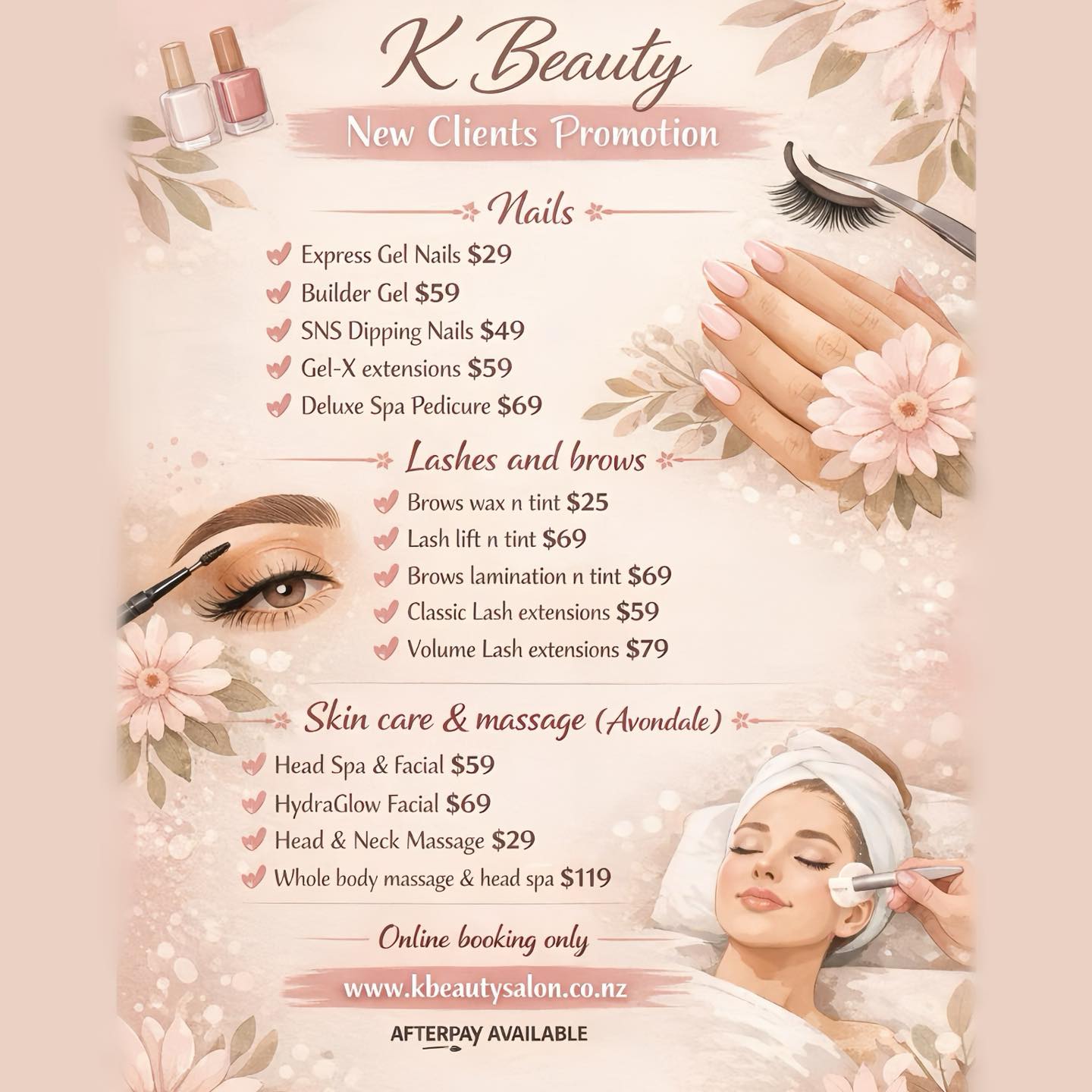 K Beauty Facebook ad