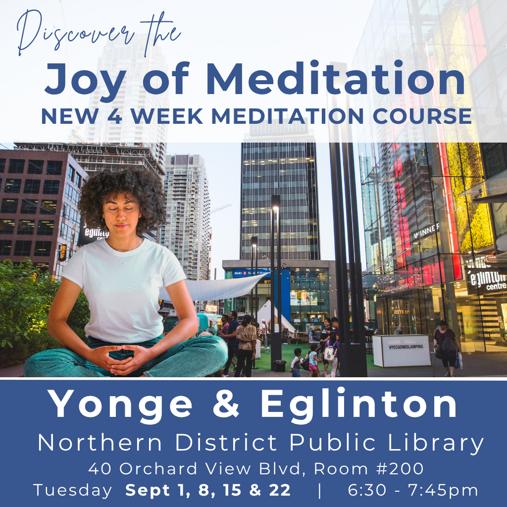 Kadampa Meditation Centre Canada Facebook ad: Discover The Joy of Meditation